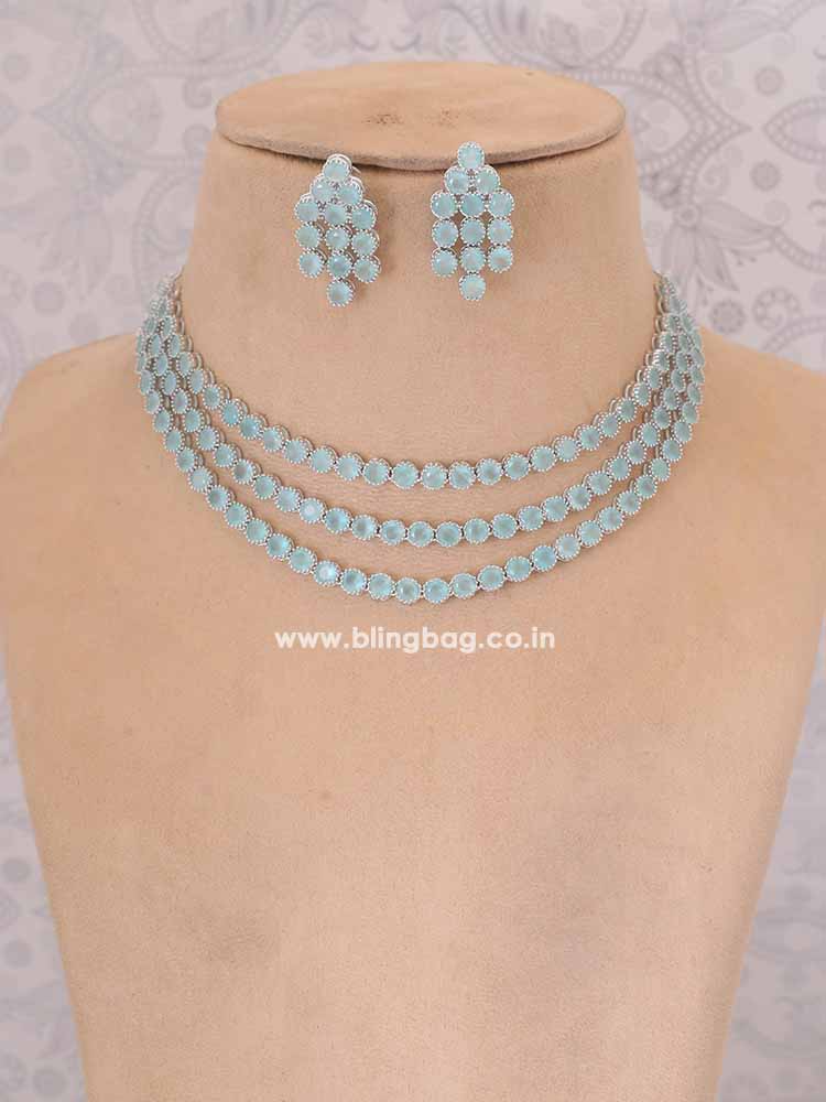 Mint Chantelle Zirconia Jewellery Set