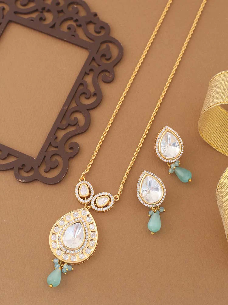 Mint Dalilah Pendant Set - EOSS - Image 3