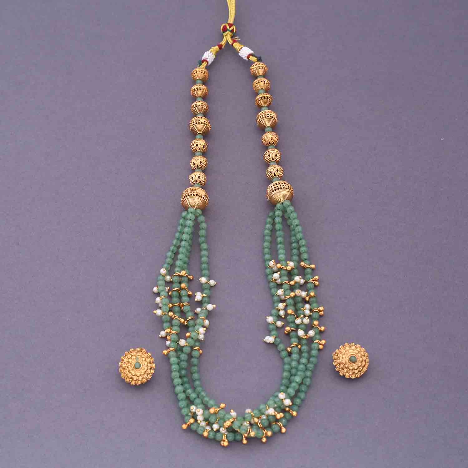 Mint Hitarshi Antique Jewellery Set - New Arrival - Image 3