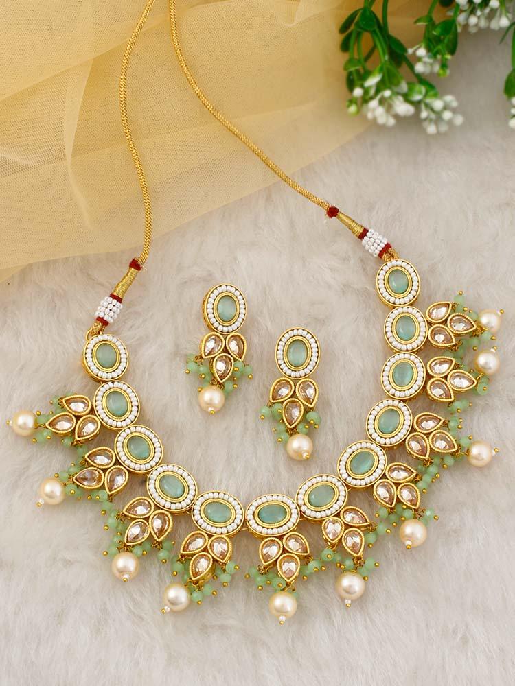 Mint Kamini Jewellery Set