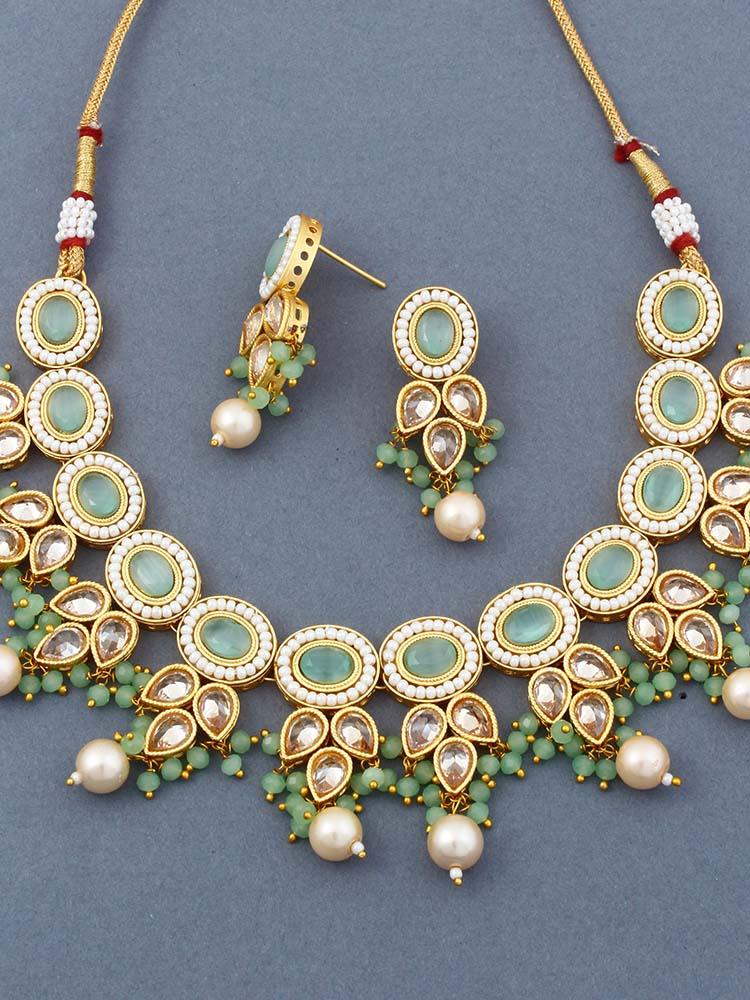 Mint Kamini Jewellery Set - Image 4