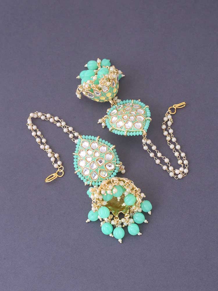 Mint Koel Sahara Jhumkis - EOSS - Image 3