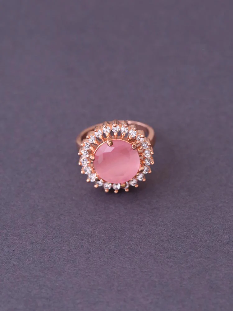 Blush Mischa Adjustable Ring - Image 2