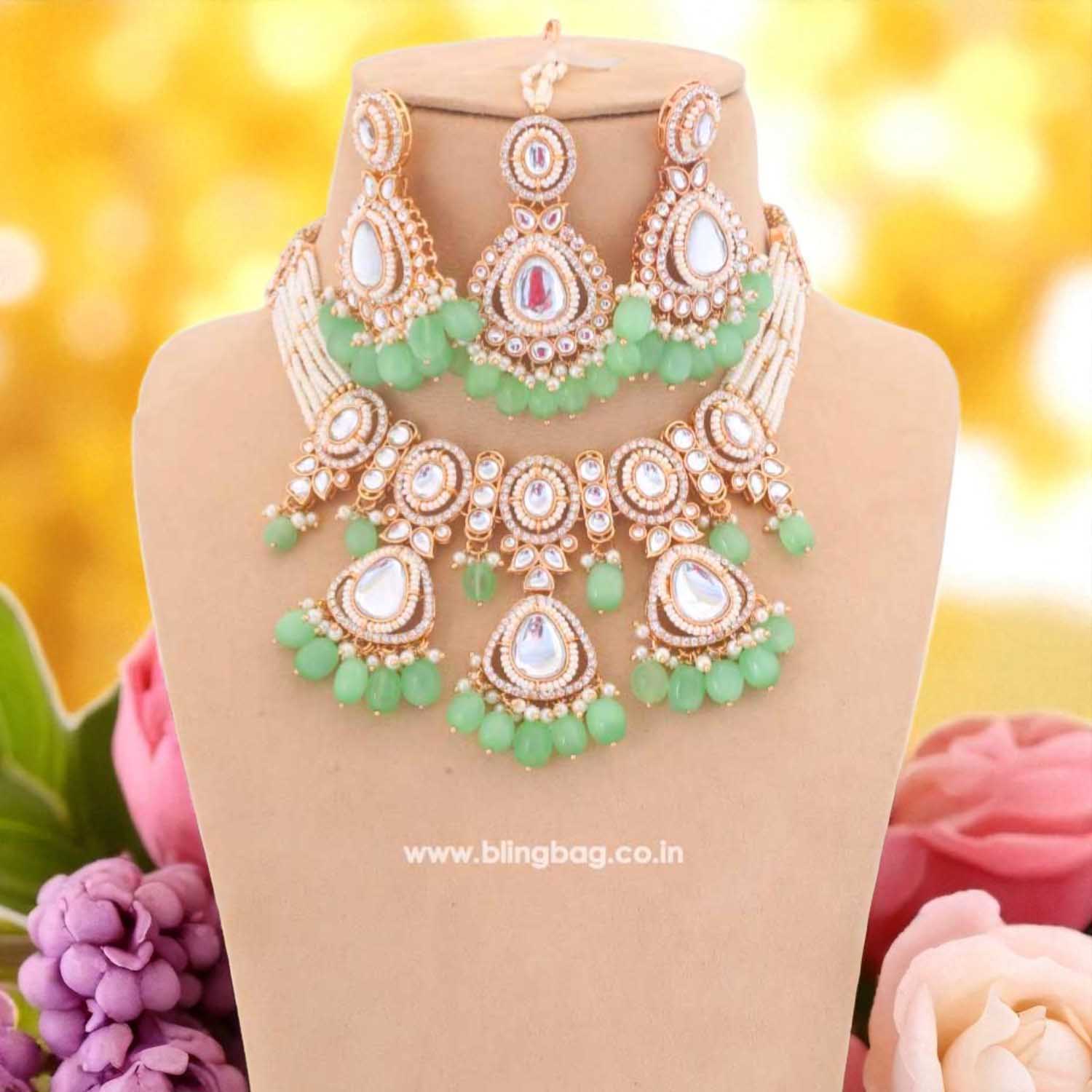 Mint Rumani Jewellery Set - EOSS - Image 2