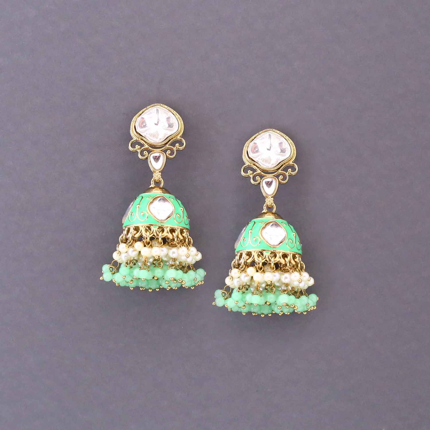 Mint Taruni Jhumkis - Image 2