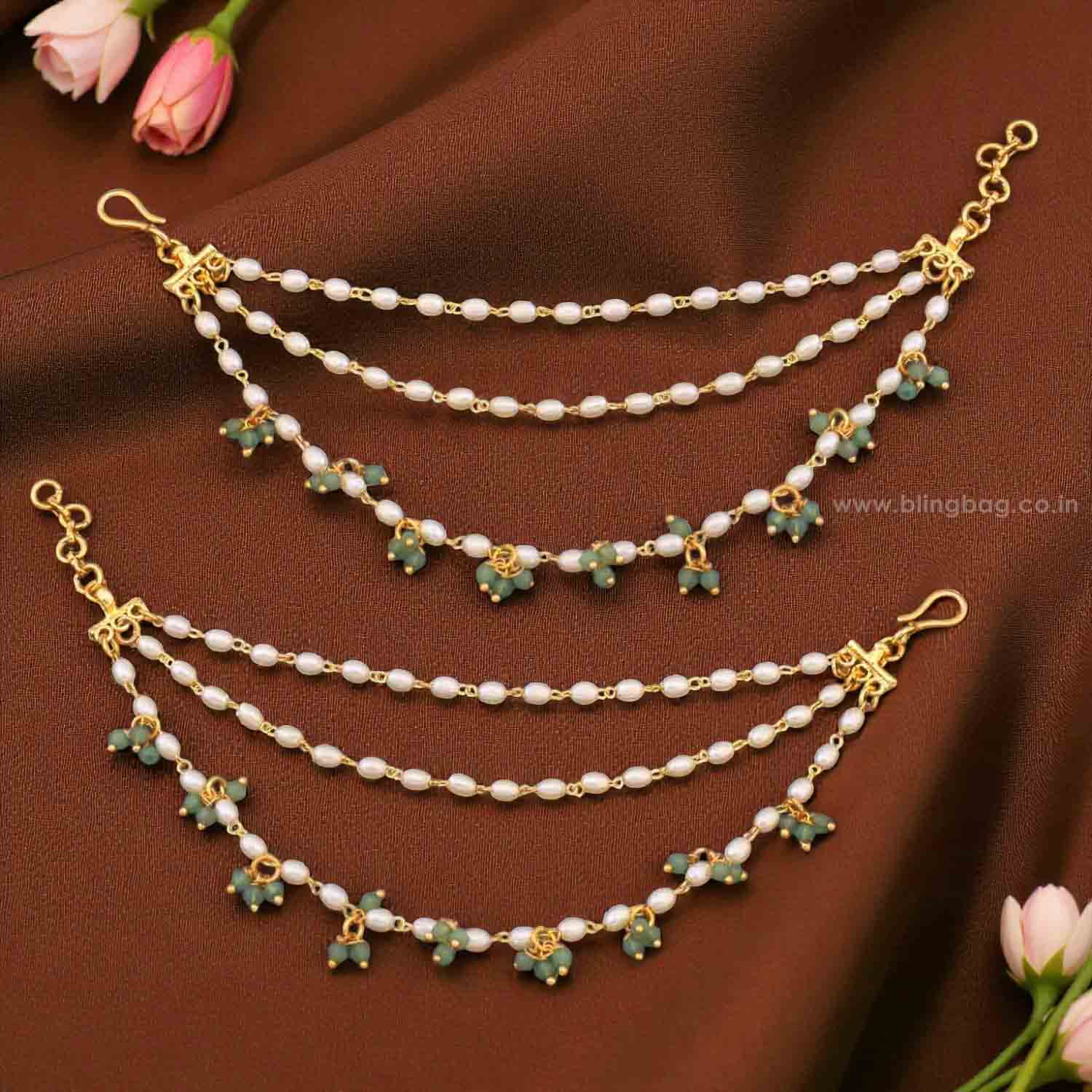 Mint Tejaswini Antique Ear Chain