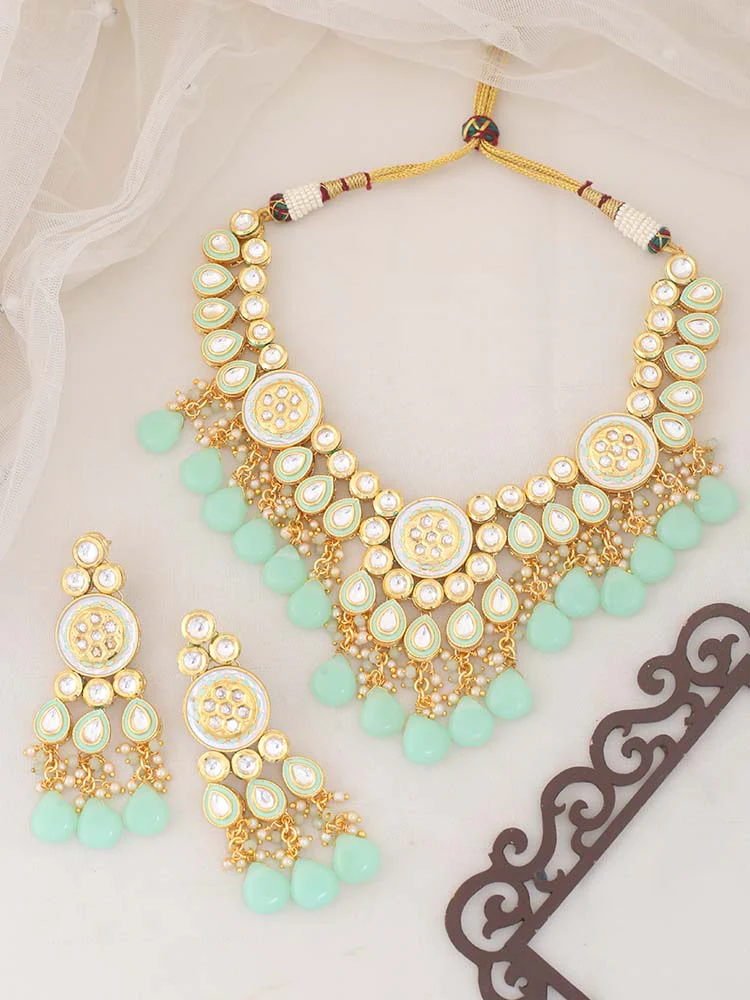 Mint Usharvi Jewellery Set - Image 2