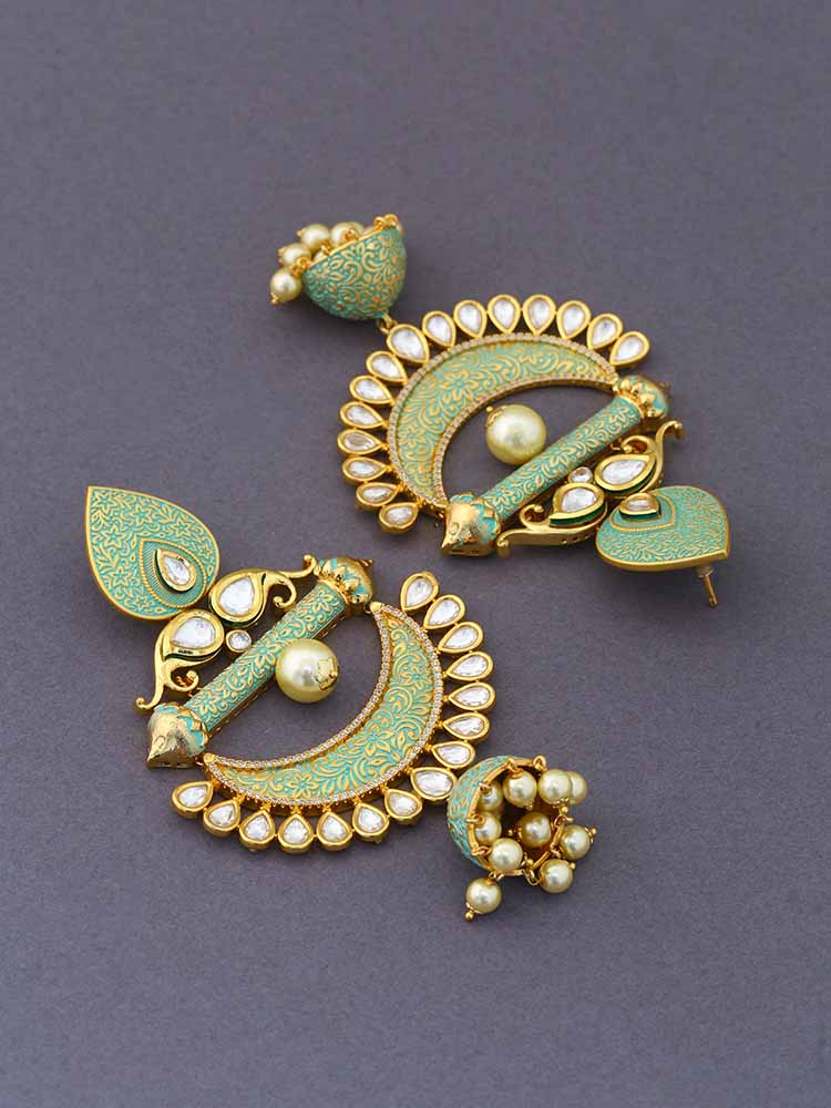 Mint Zarohi Zulree Jhumkis - Image 5