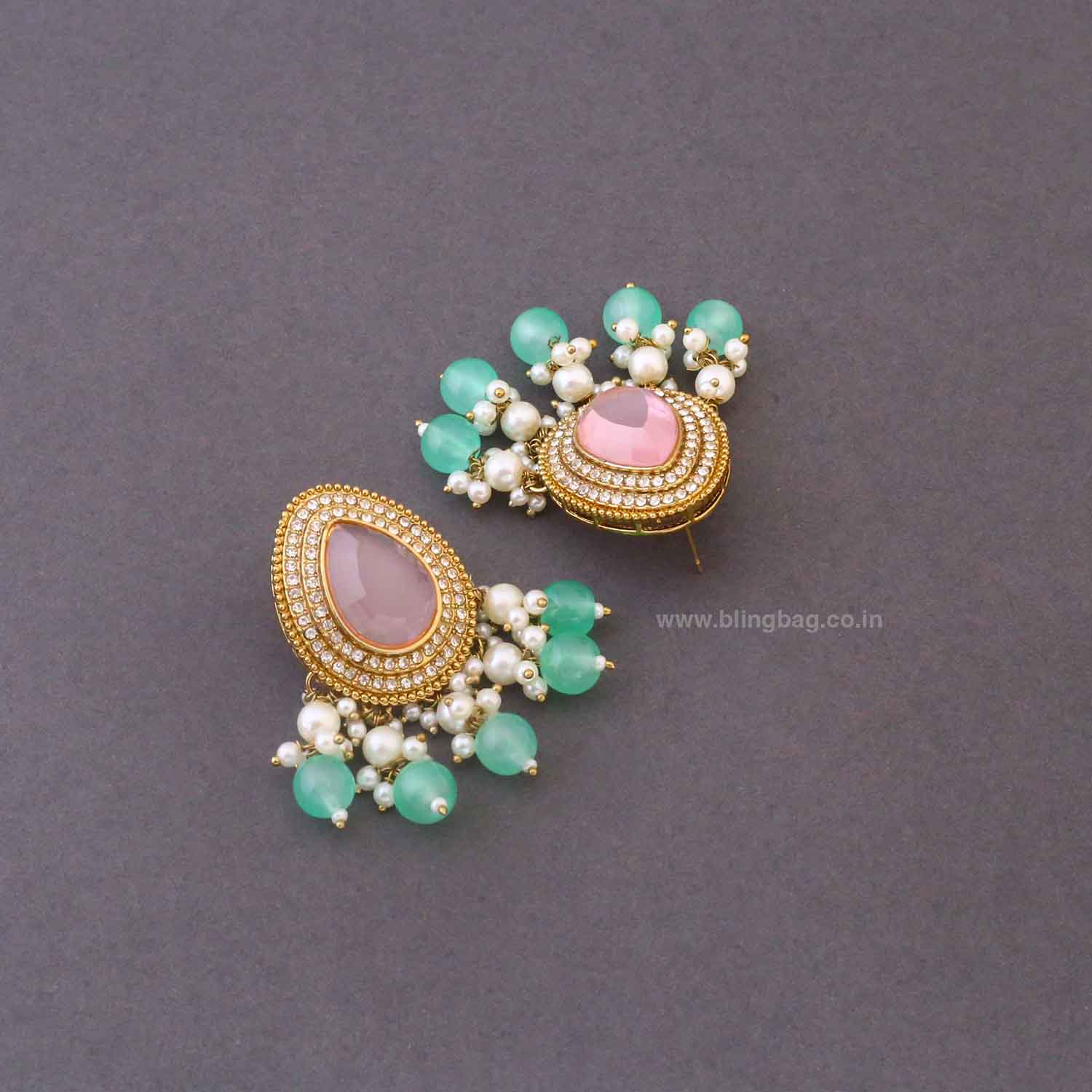 Multicolor Aanchal Danglers - Image 3