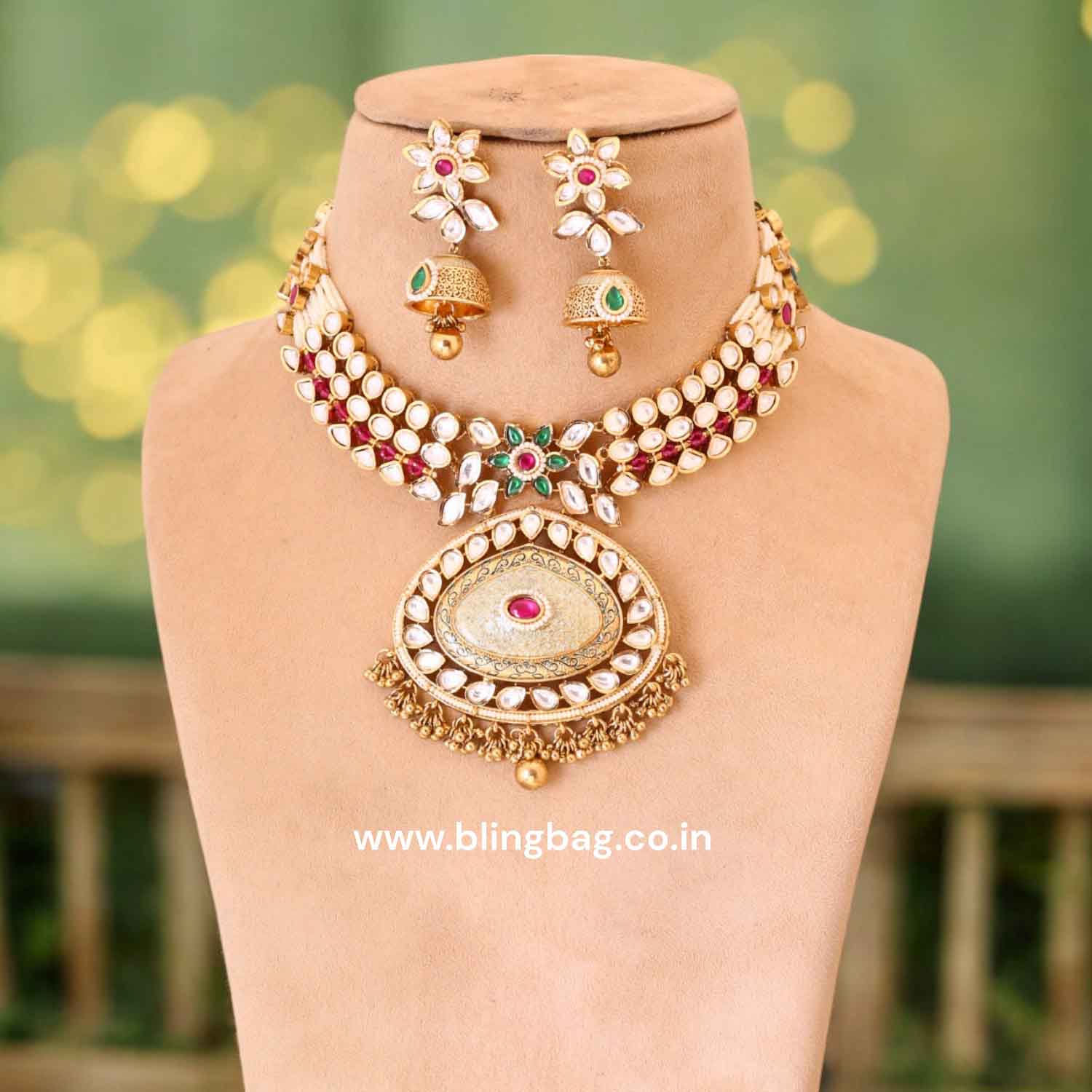 Multicolor Aaravi Rajwadi Set - Image 3