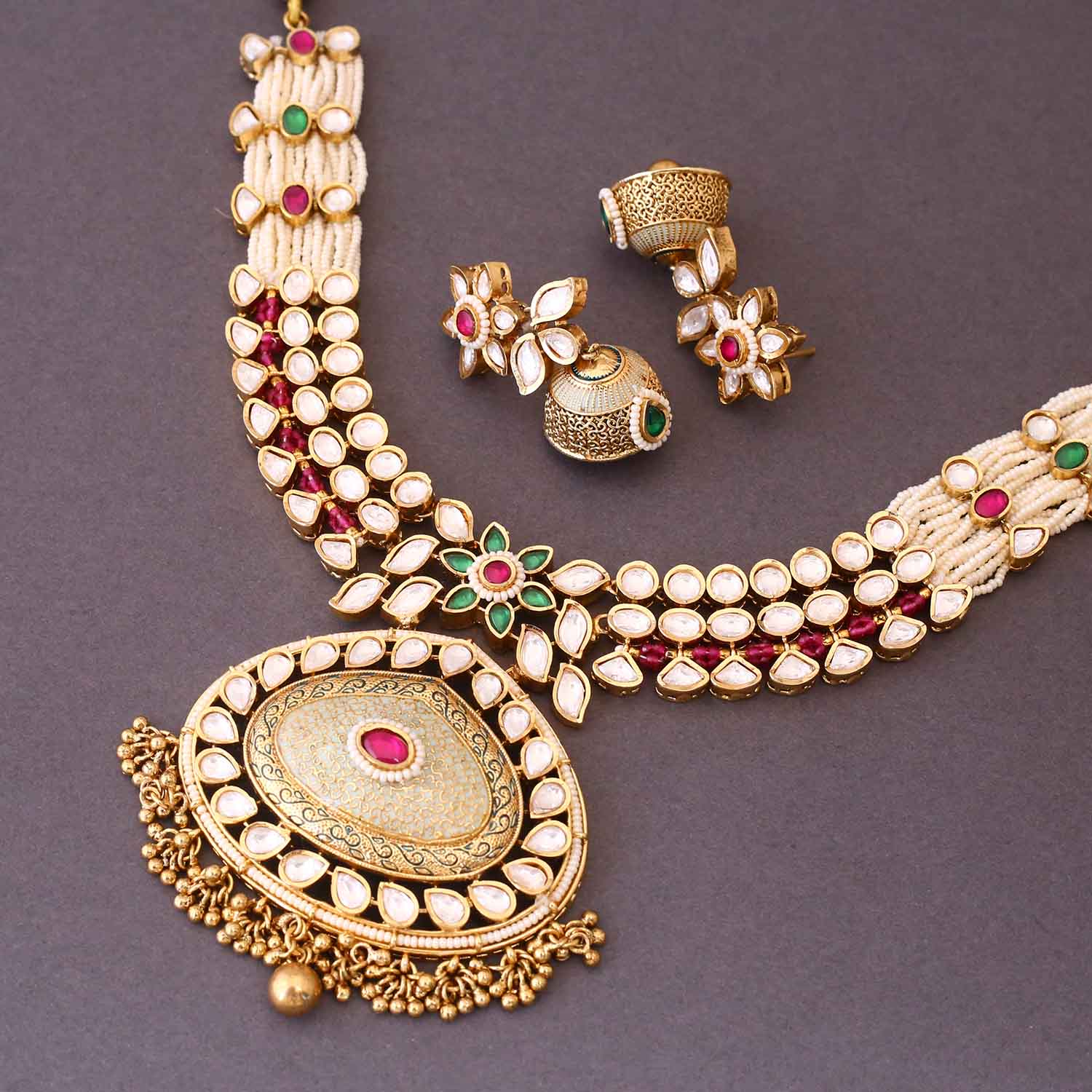 Multicolor Aaravi Rajwadi Set - Image 5