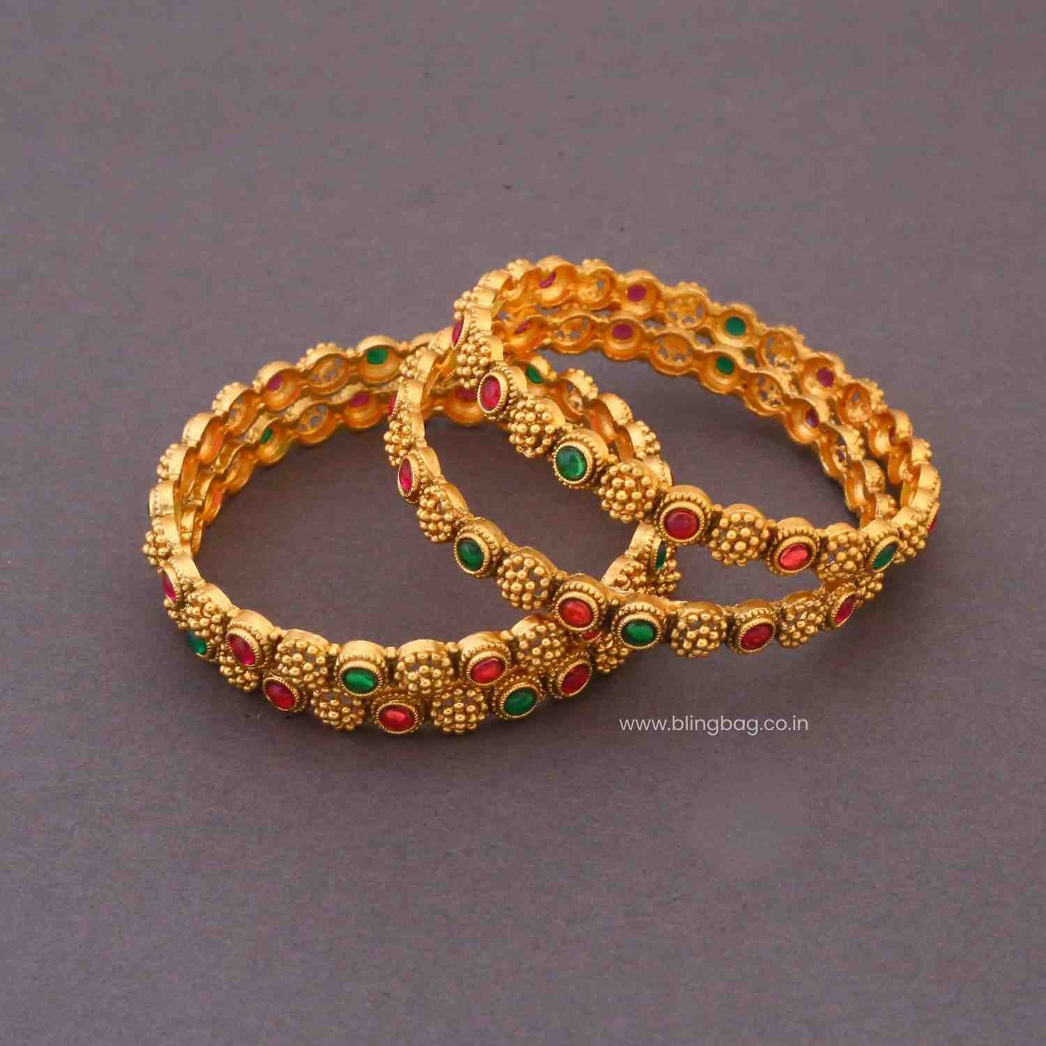 Multicolor Aarohii Bangles - Image 4