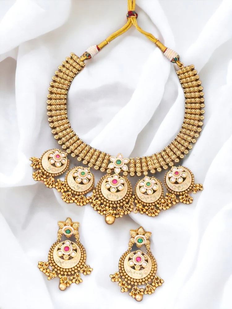 Multicolor Aashrita Rajwadi Set - Image 2