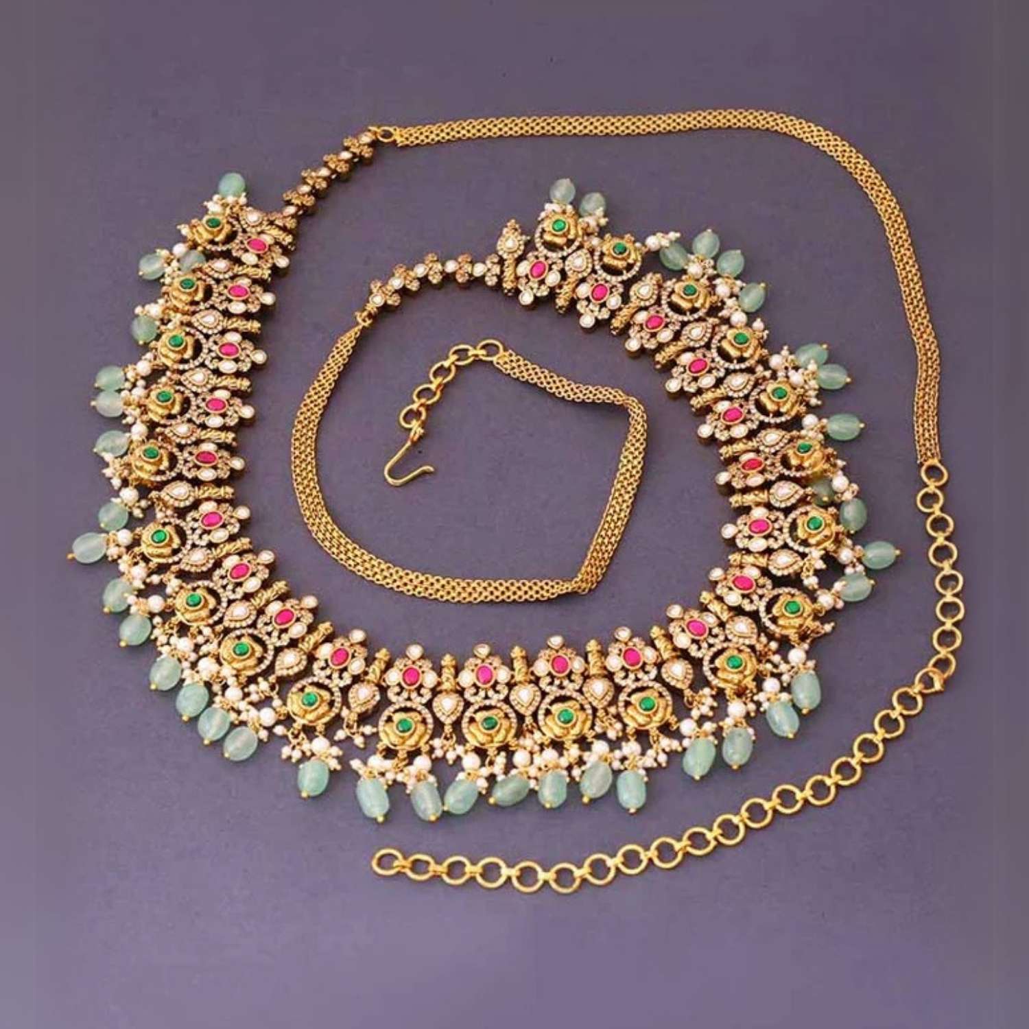 Multicolor Adelheid Victorian Necklace - New Arrival - Image 6