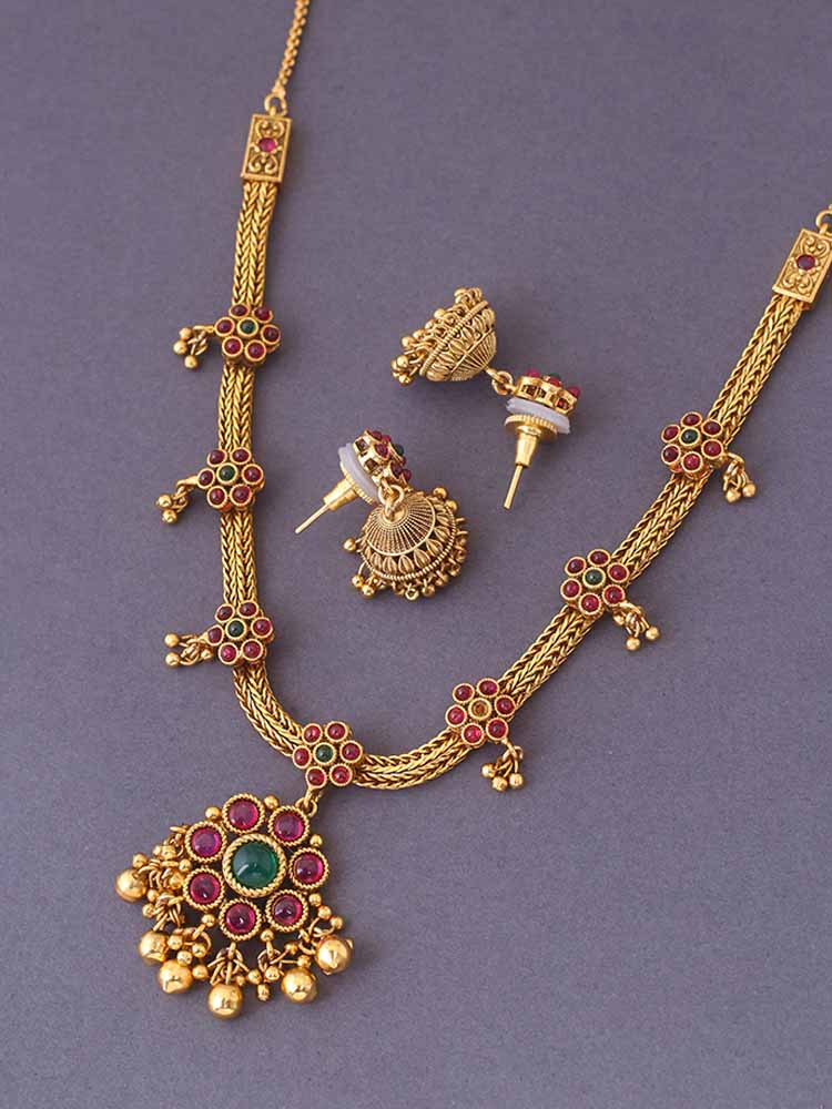 Multicolor Aditri Jewellery Set - Image 4