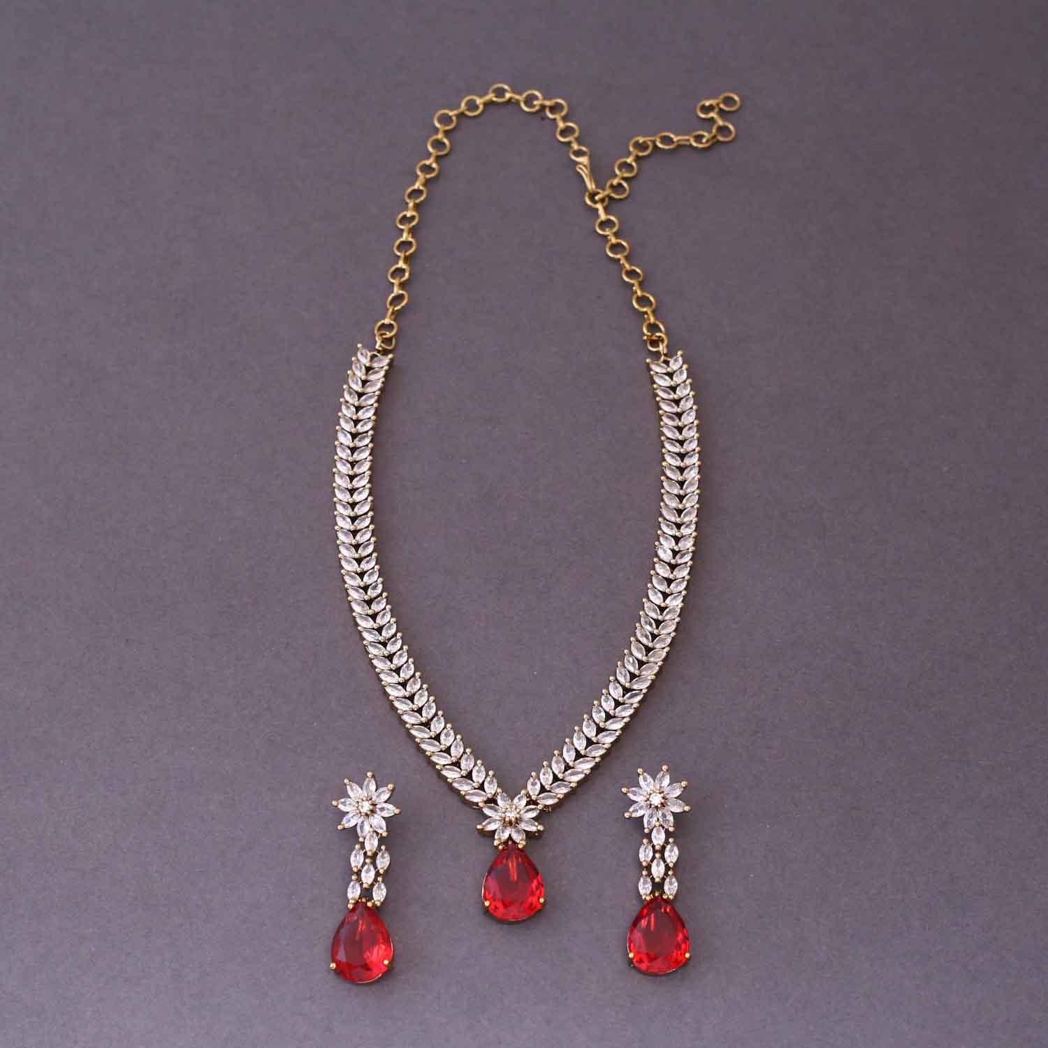 Multicolor Allegra Victorian Jewellery Set- New Arrival - Image 4