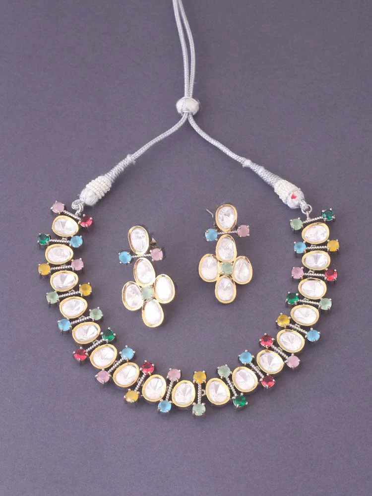 Multicolor Anfisa  Zirconia Jewellery Set - Image 3