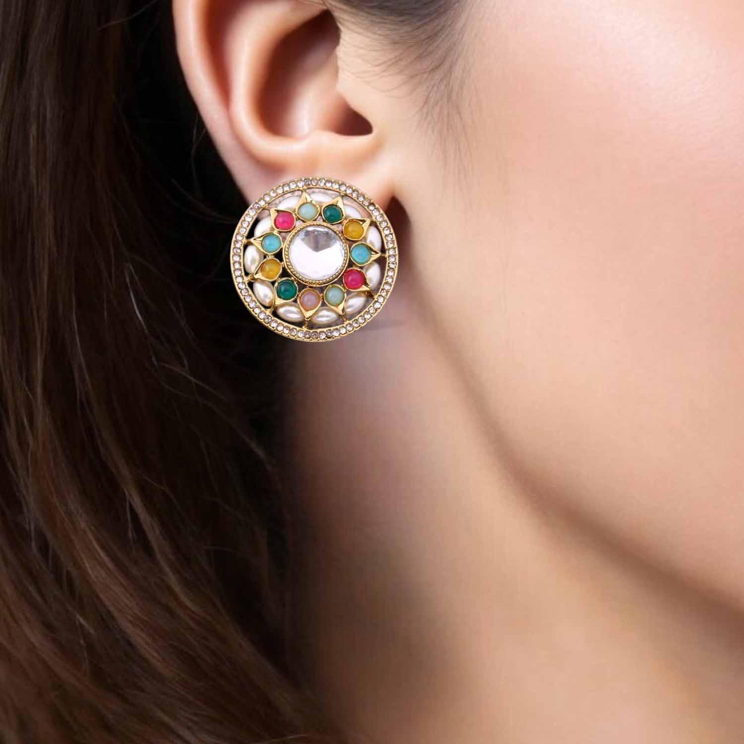 Multicolor Antani Studs - Image 2