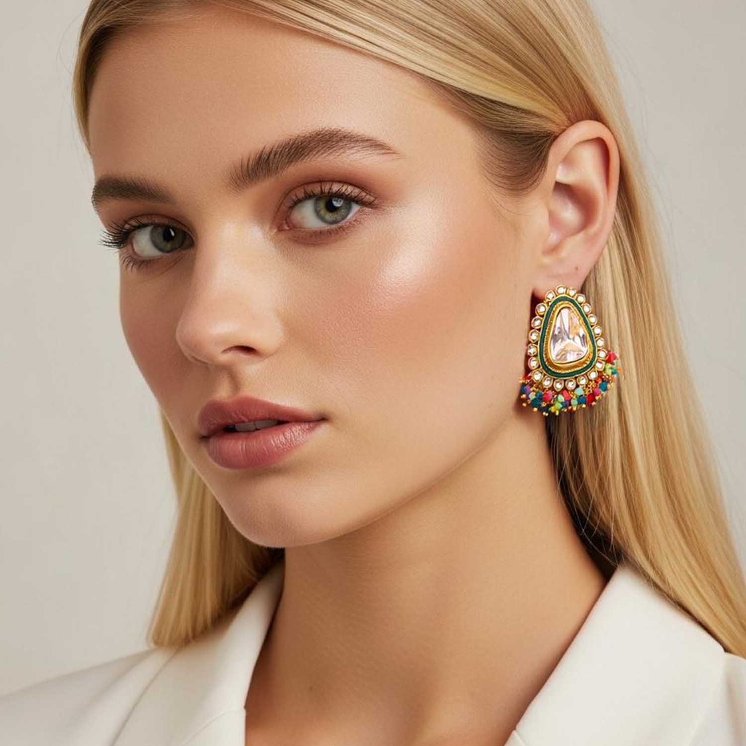 Multicolor Charika Studs - Image 2