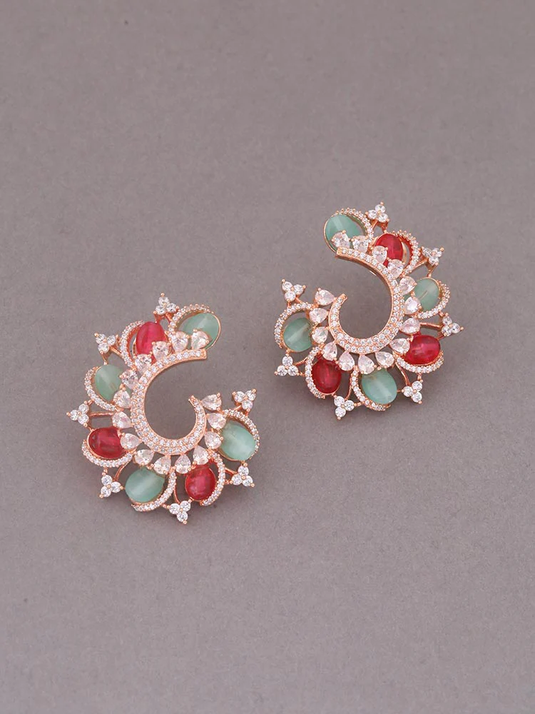 Multicolor Cronos Zirconia Studs - EOSS - Image 2