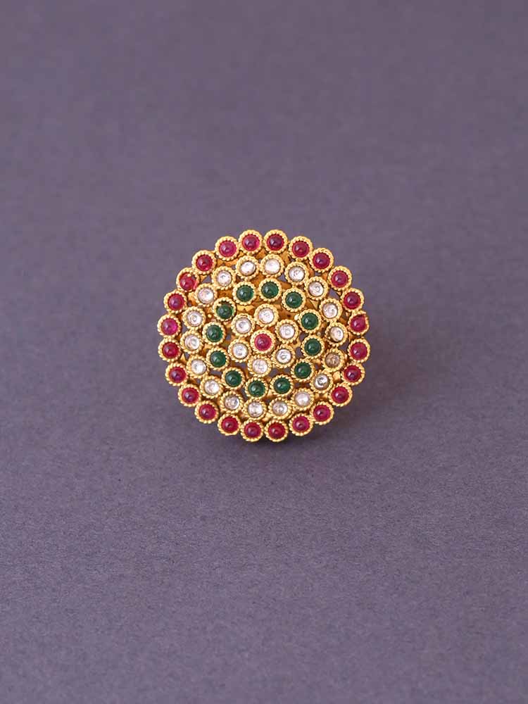 Multicolor Elizy Adjustable Ring - Image 2