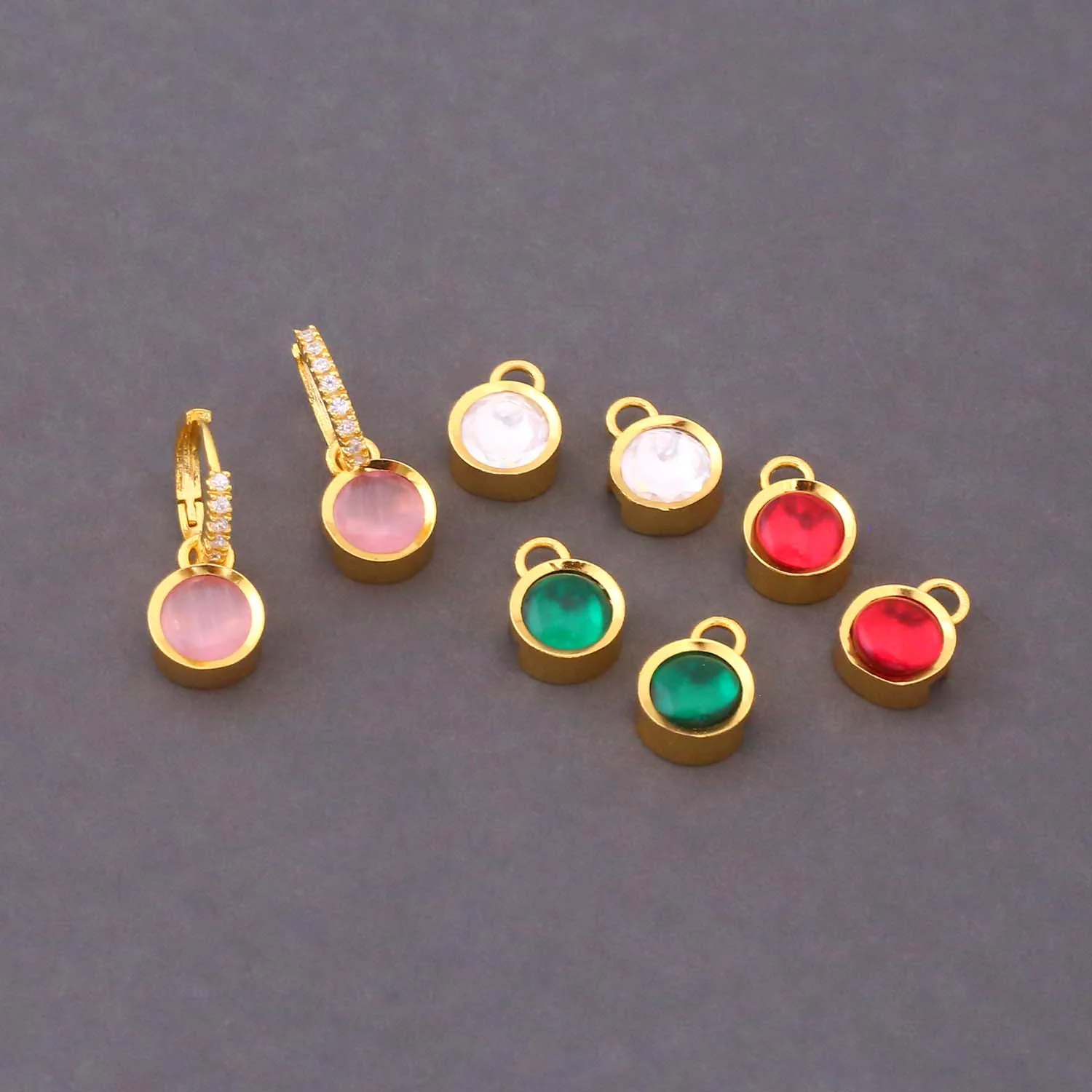 Multicolor Eseniya Color Changeable Hoops - Image 3