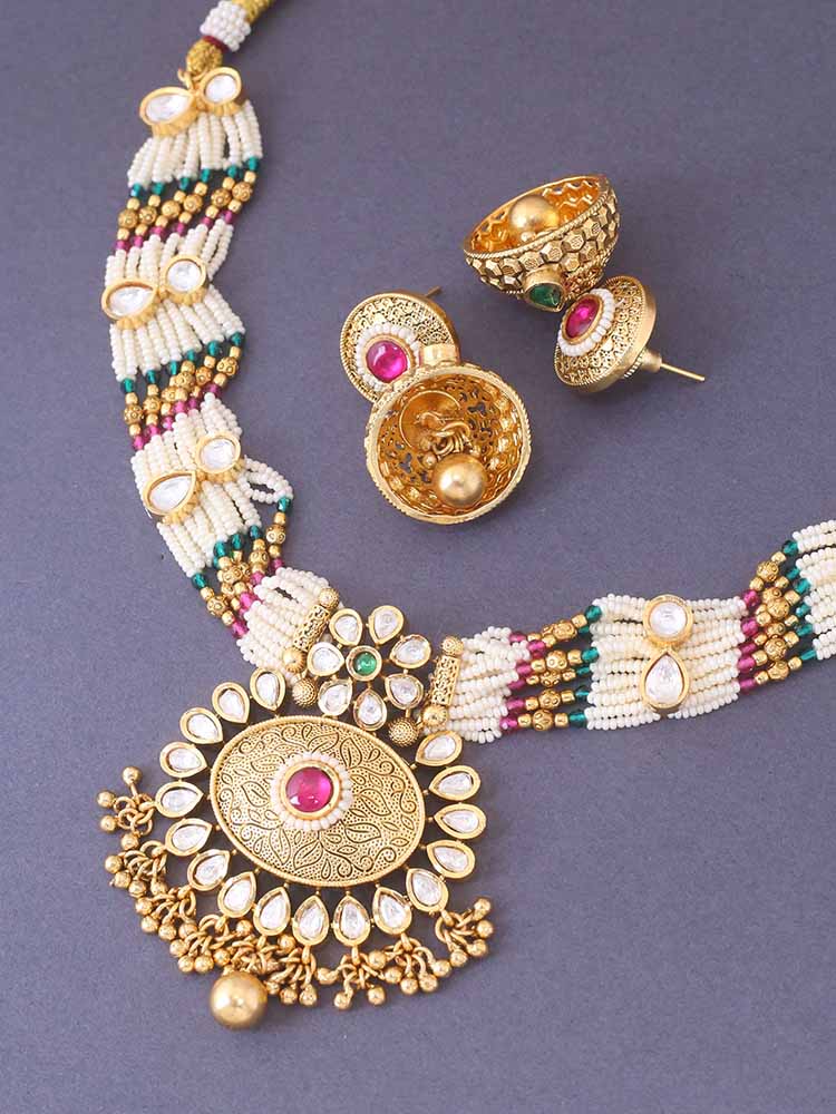 Multicolor Gaatha Rajwadi Set - Image 4