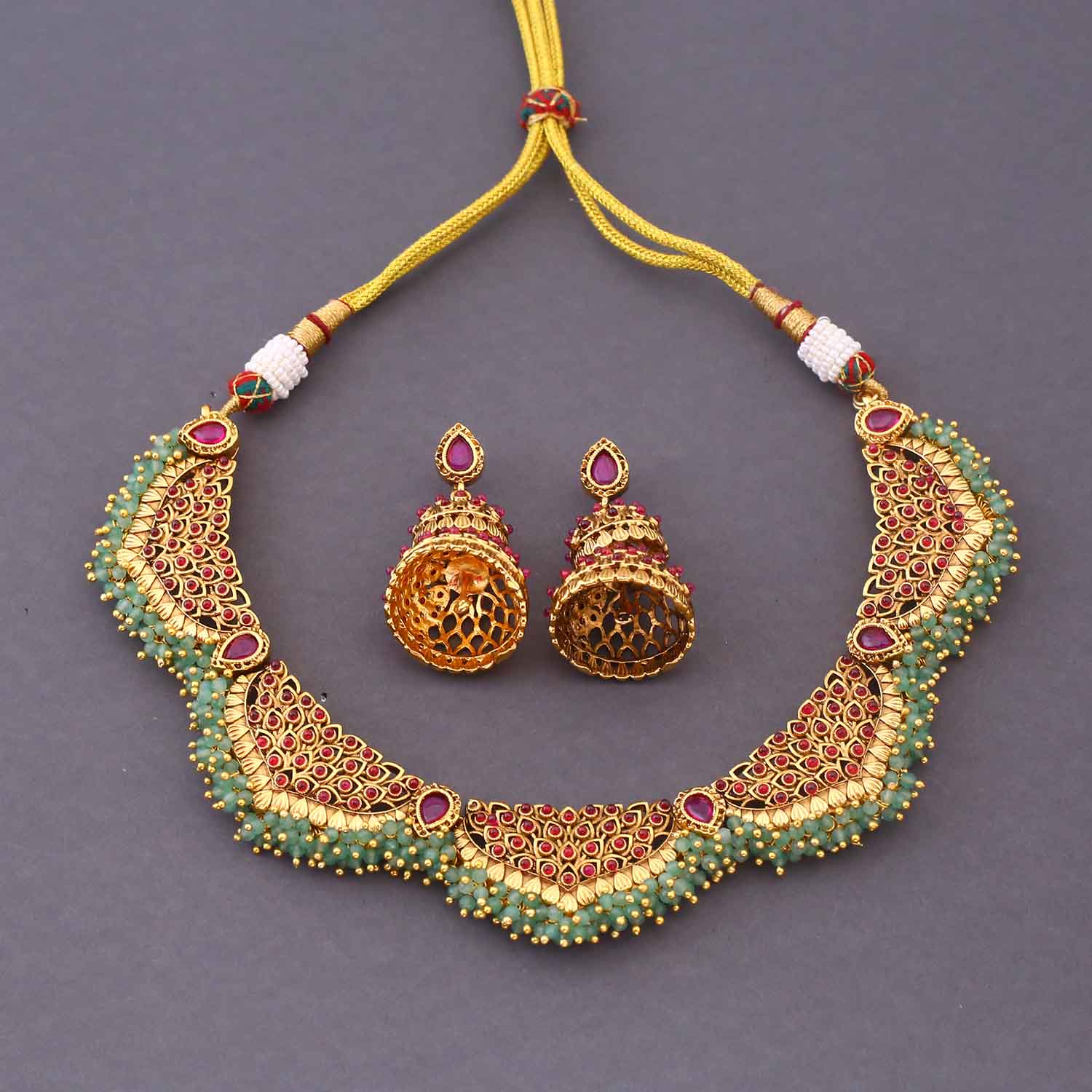 Multicolor Avyan Jewellery Set - Image 3