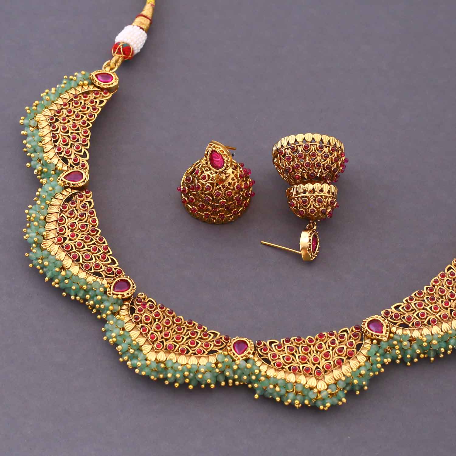 Multicolor Avyan Jewellery Set - Image 4