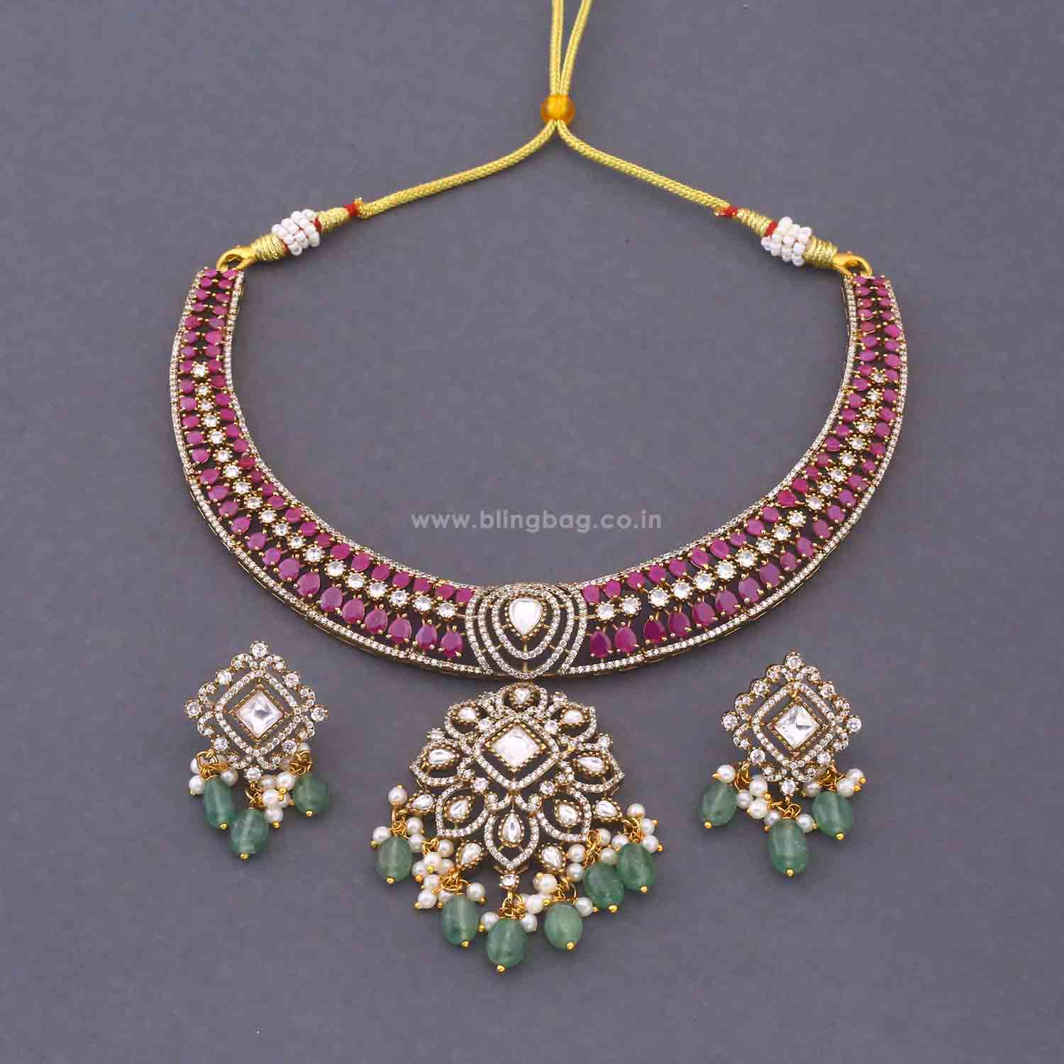 Multicolor Ilona Hasli Victorian Jewellery Set - New Arrival - Image 4