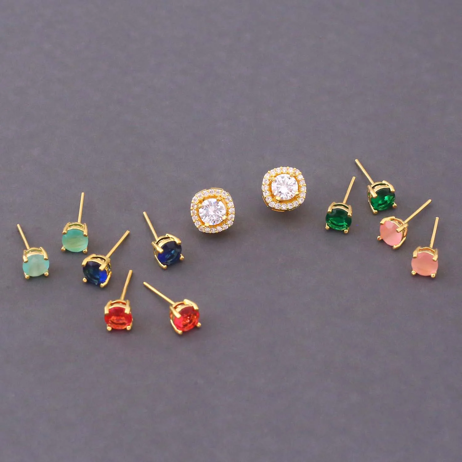 Multicolor Iskra Color Changeable Studs - Image 3