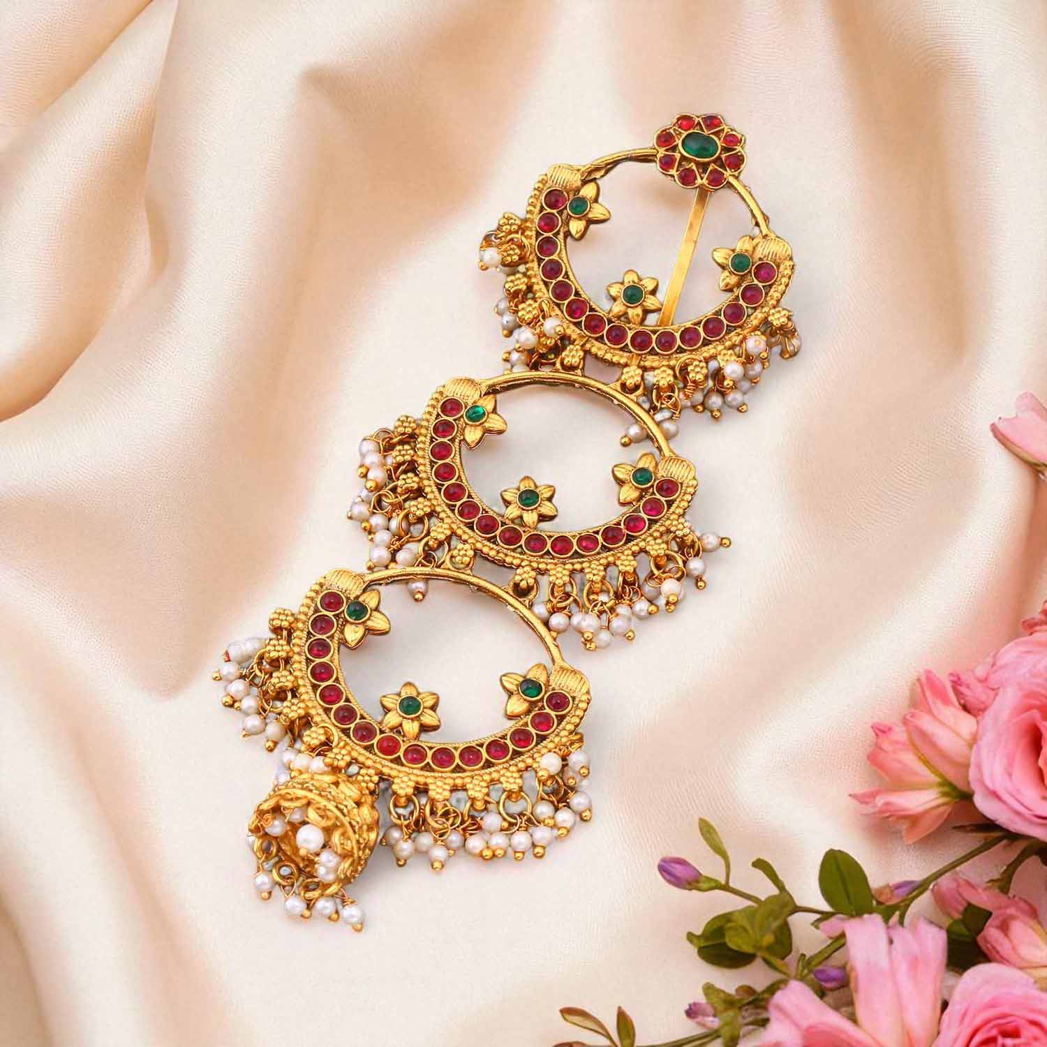 Multicolor Krishaya Hair Chooti - Image 2