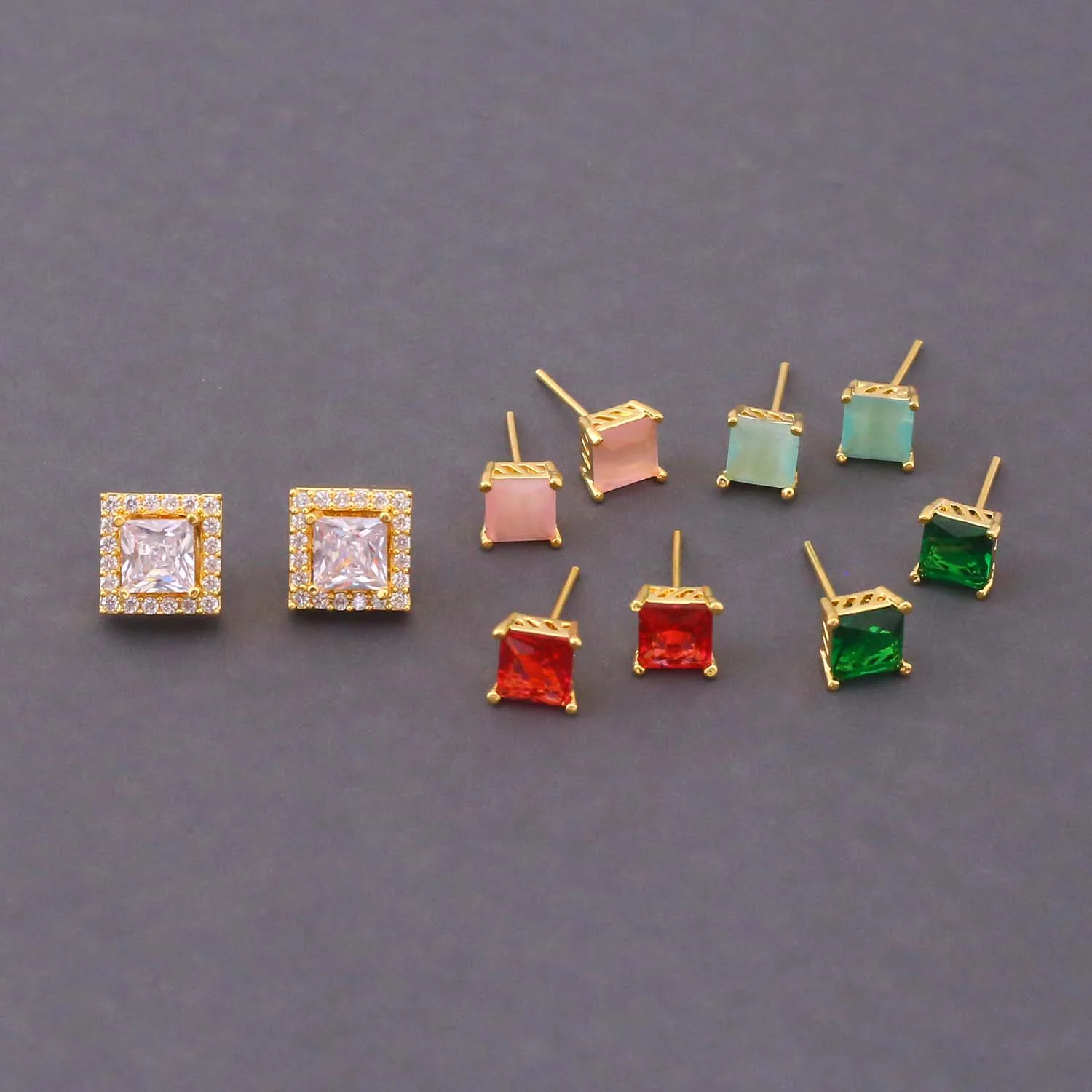 Multicolor Larysa Color Changeable Studs - Image 3