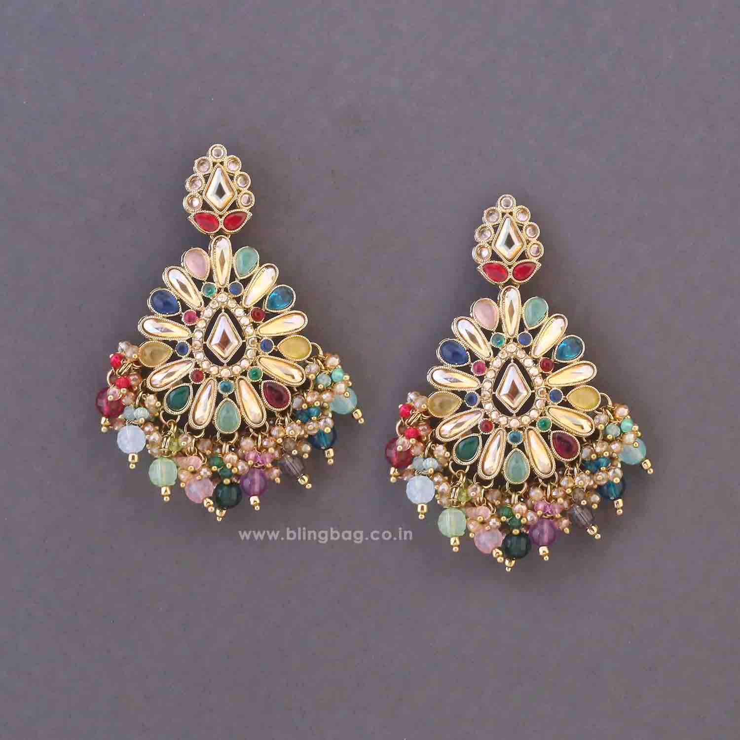 Multicolor Mantasha Danglers - Image 3