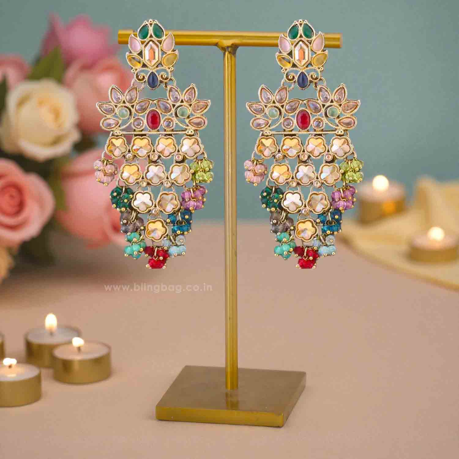 Multicolor Mauli Danglers - Image 2