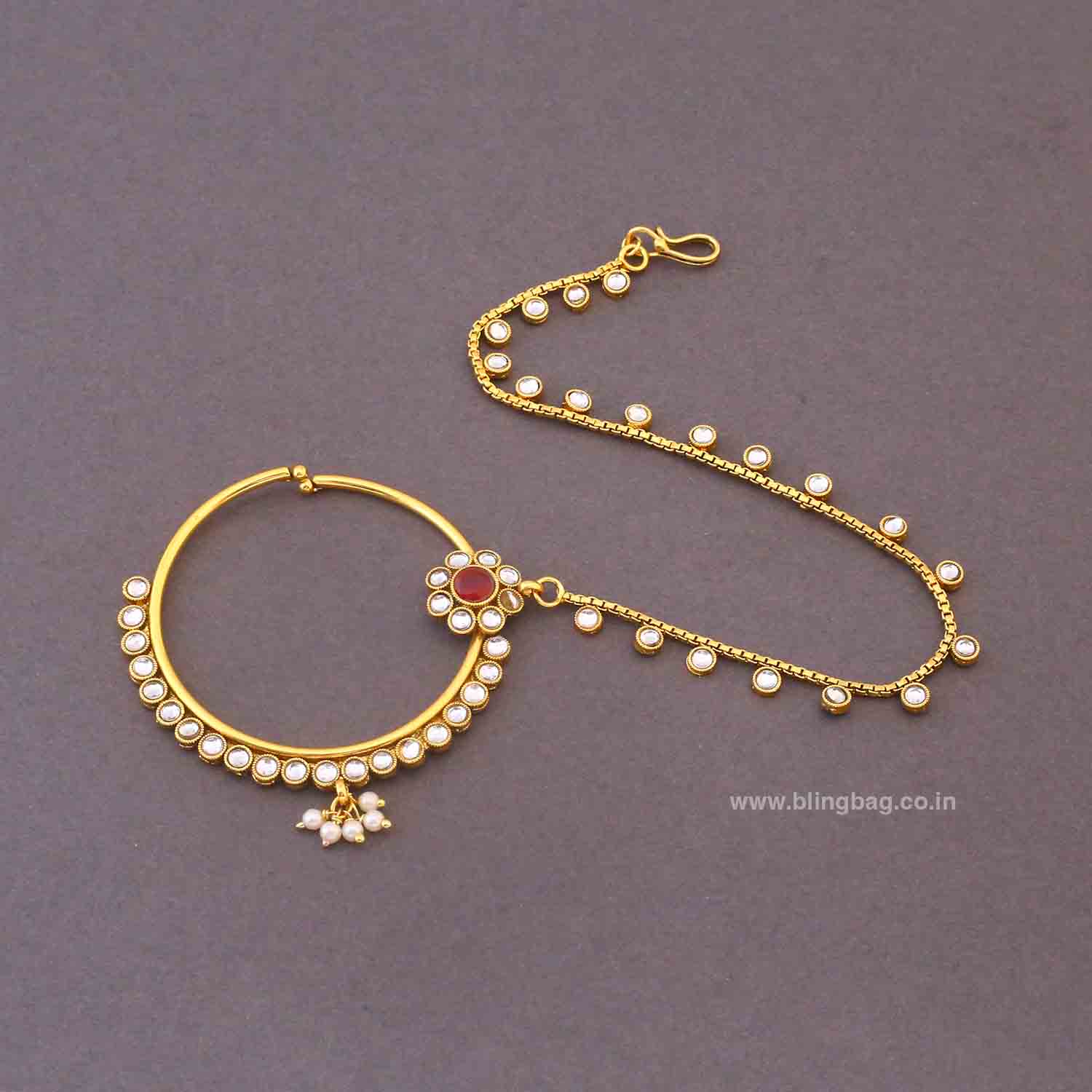 Multicolor Mehra Bridal Jewellery Set - Image 9