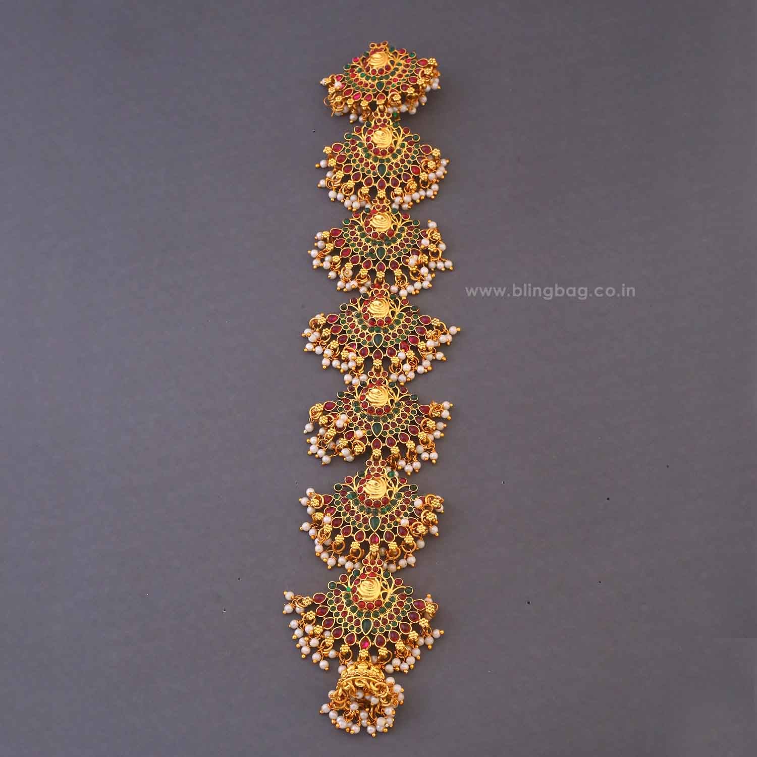 Multicolor Mrittika Hair Chooti - Image 3
