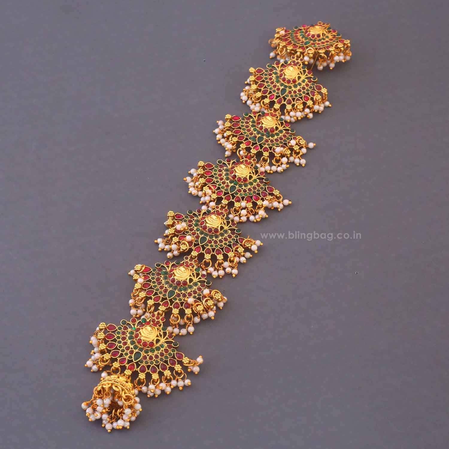 Multicolor Mrittika Hair Chooti - Image 4