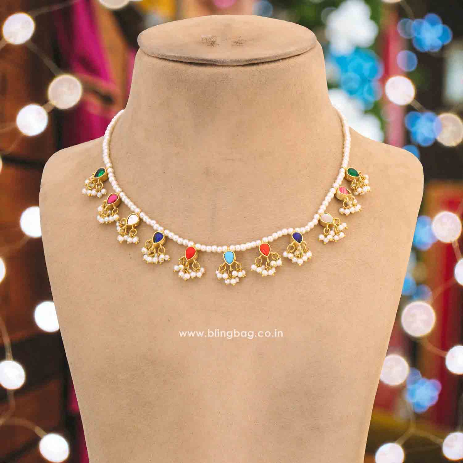 Neeta Reversible Antique Jewellery Set - New Arrival - Image 3