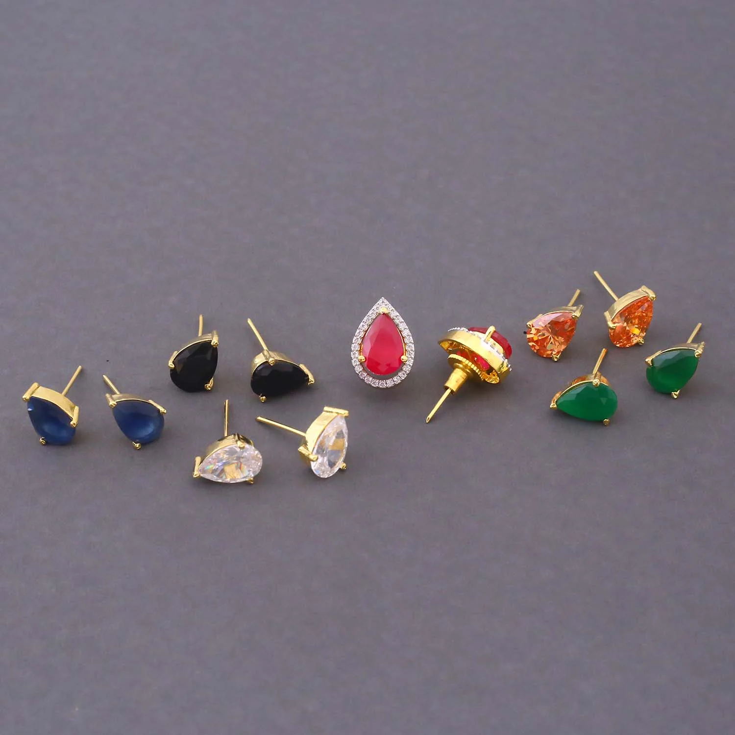 Multicolor Olga Color Changeable Studs - Image 5