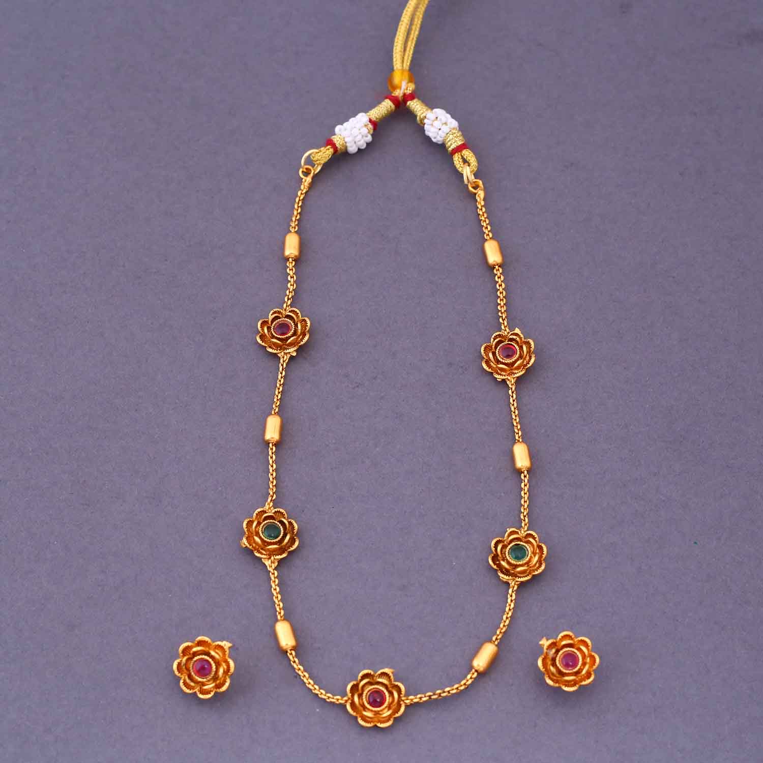 Multicolor Omya Antique Jewellery Set - New Arrival - Image 3