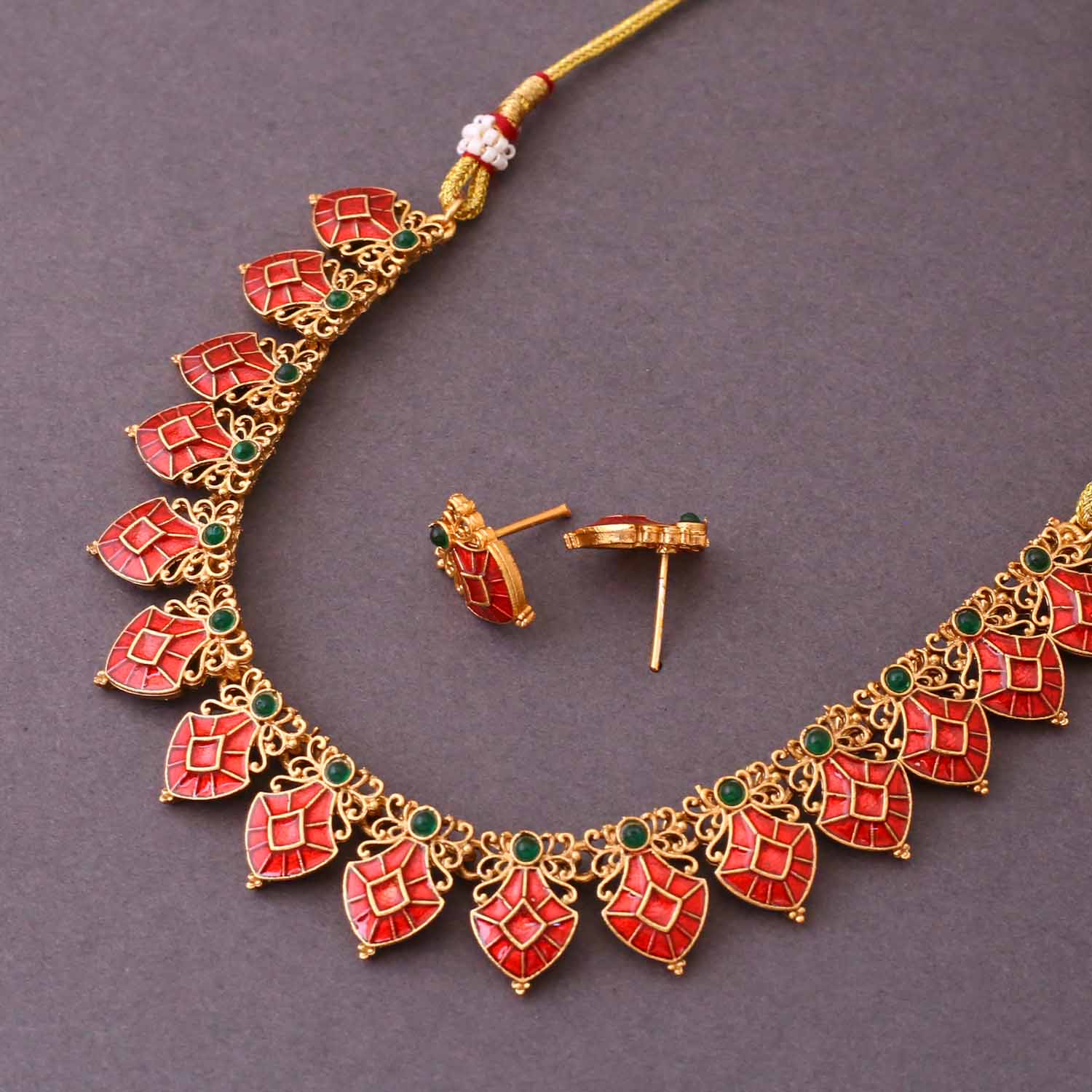 Rani Poonam Antique Jewellery Set - New Arrival - Image 4