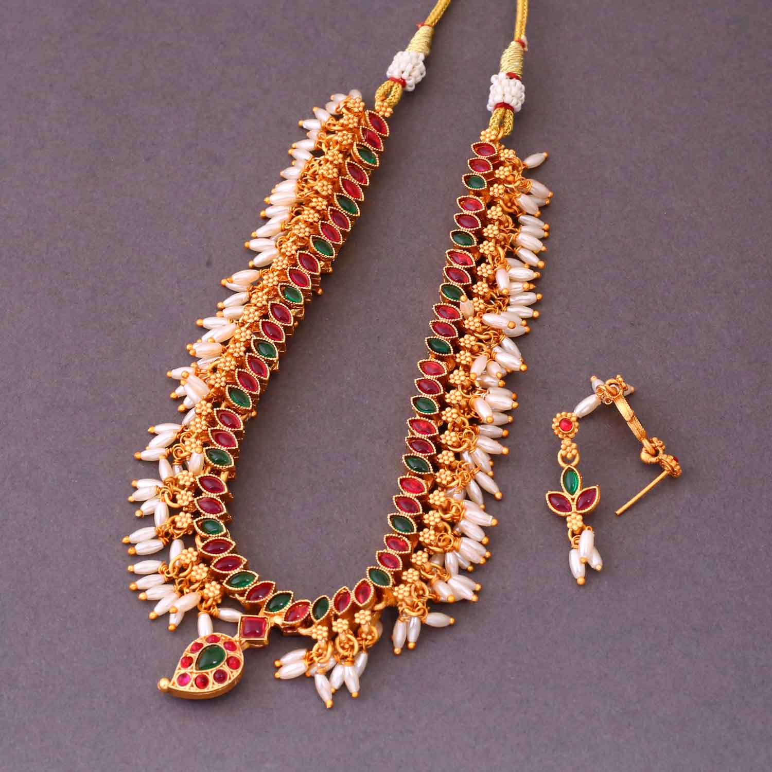 Preeti Reversible Antique Jewellery Set - New Arrival - Image 6