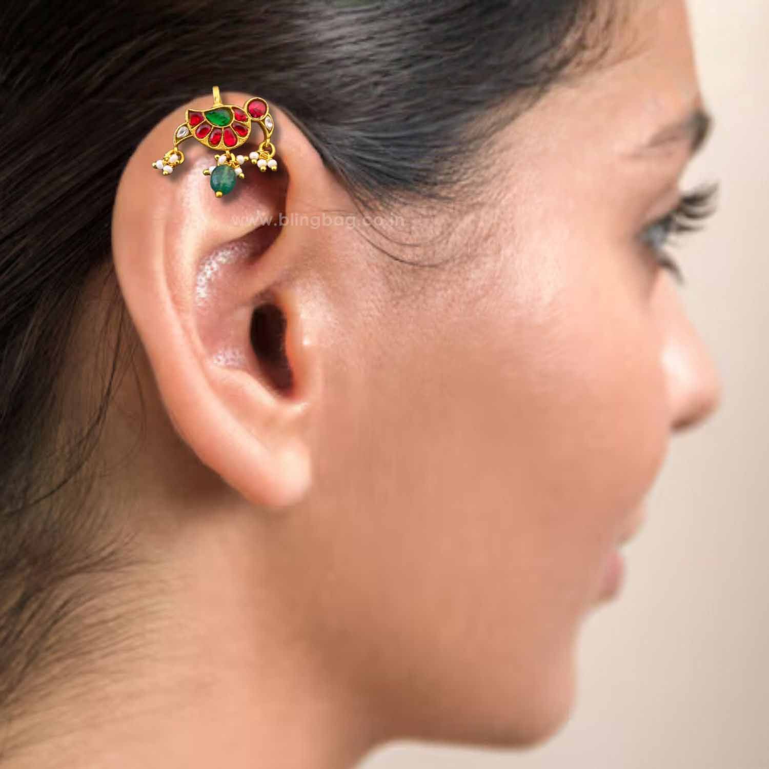 Multicolor Revathi Bugadi Earrings - Image 2