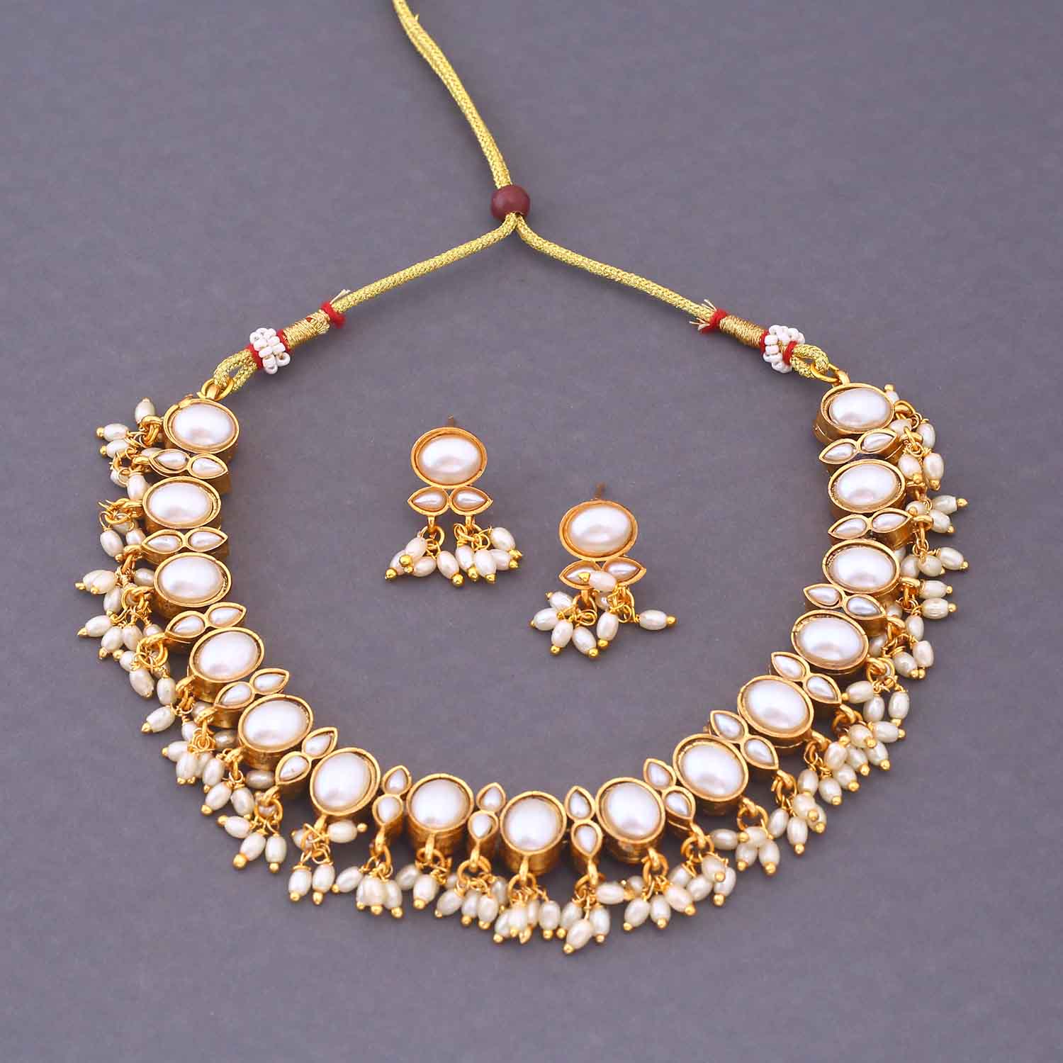 Kunjal Reversible Antique Jewellery Set - New Arrival - Image 4