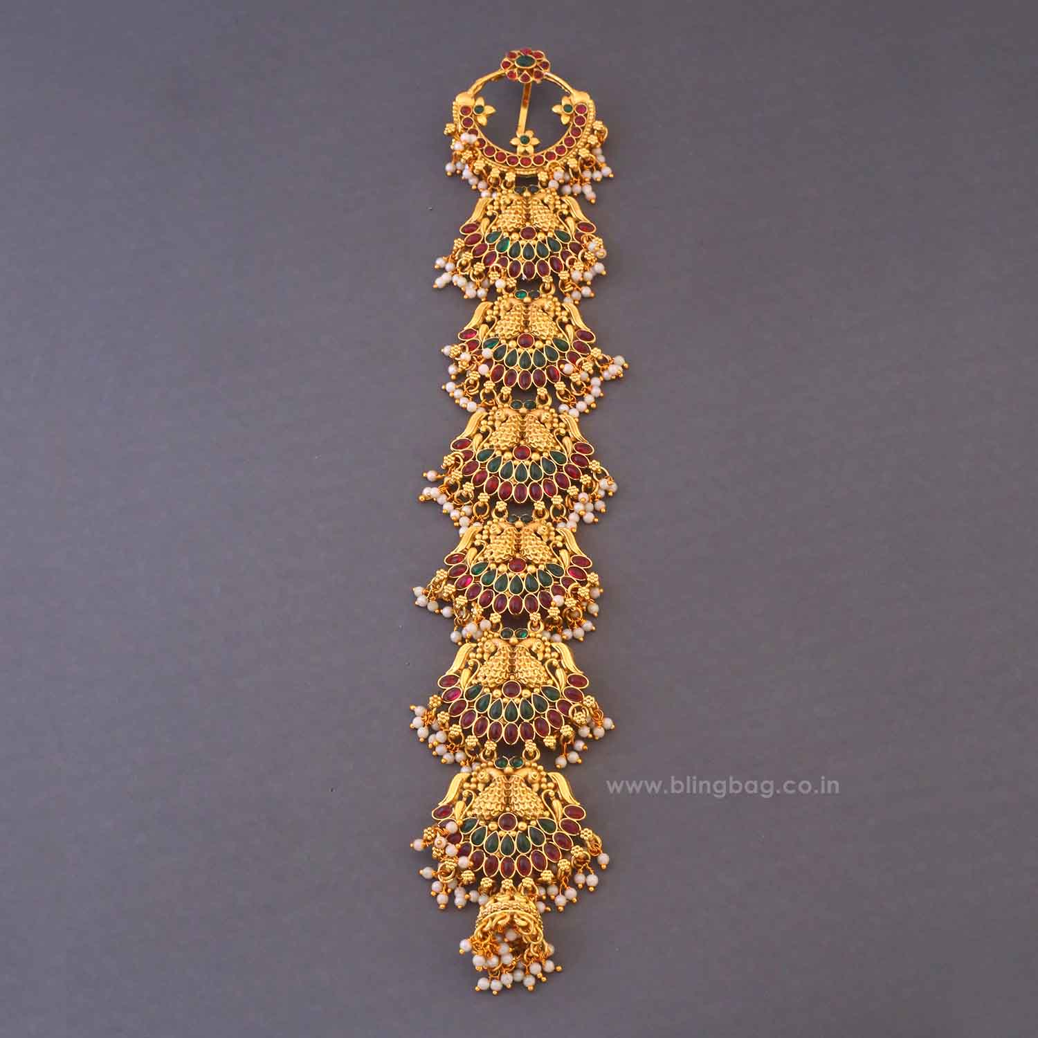 Multicolor Reya Hair Chooti - Image 3