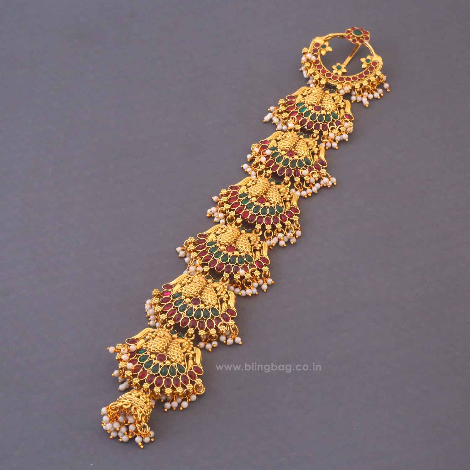Multicolor Reya Hair Chooti - Image 4