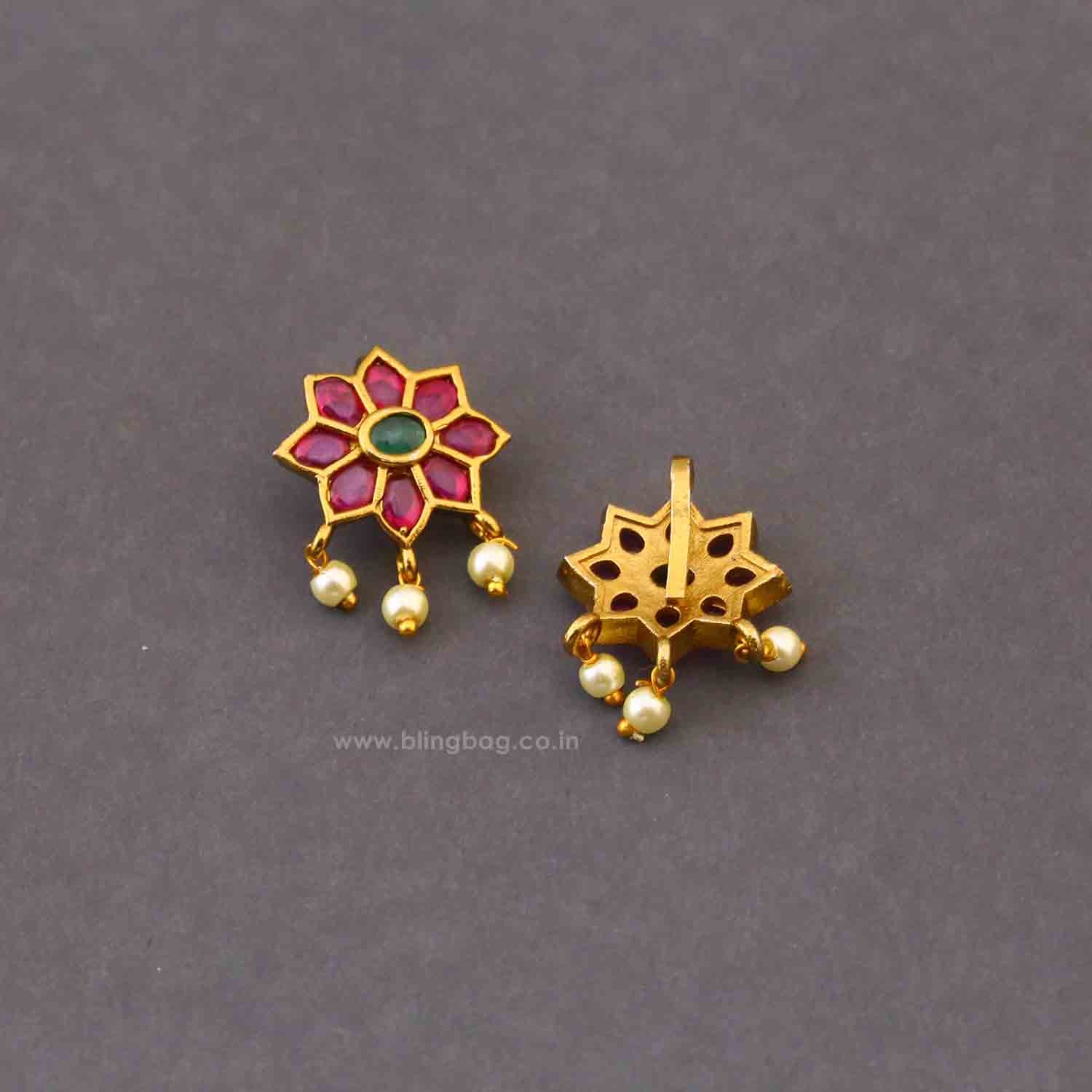 Multicolor Rupashi Bugadi Earrings - Image 4