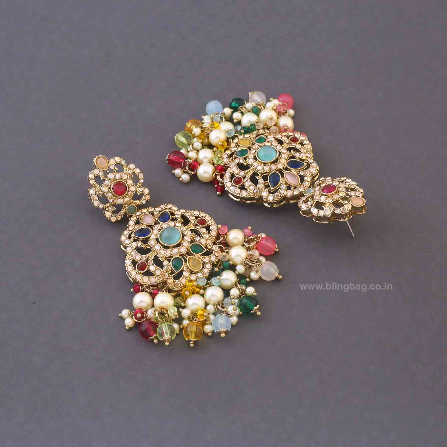 Multicolor Shaswati Chaandbalis - Image 3
