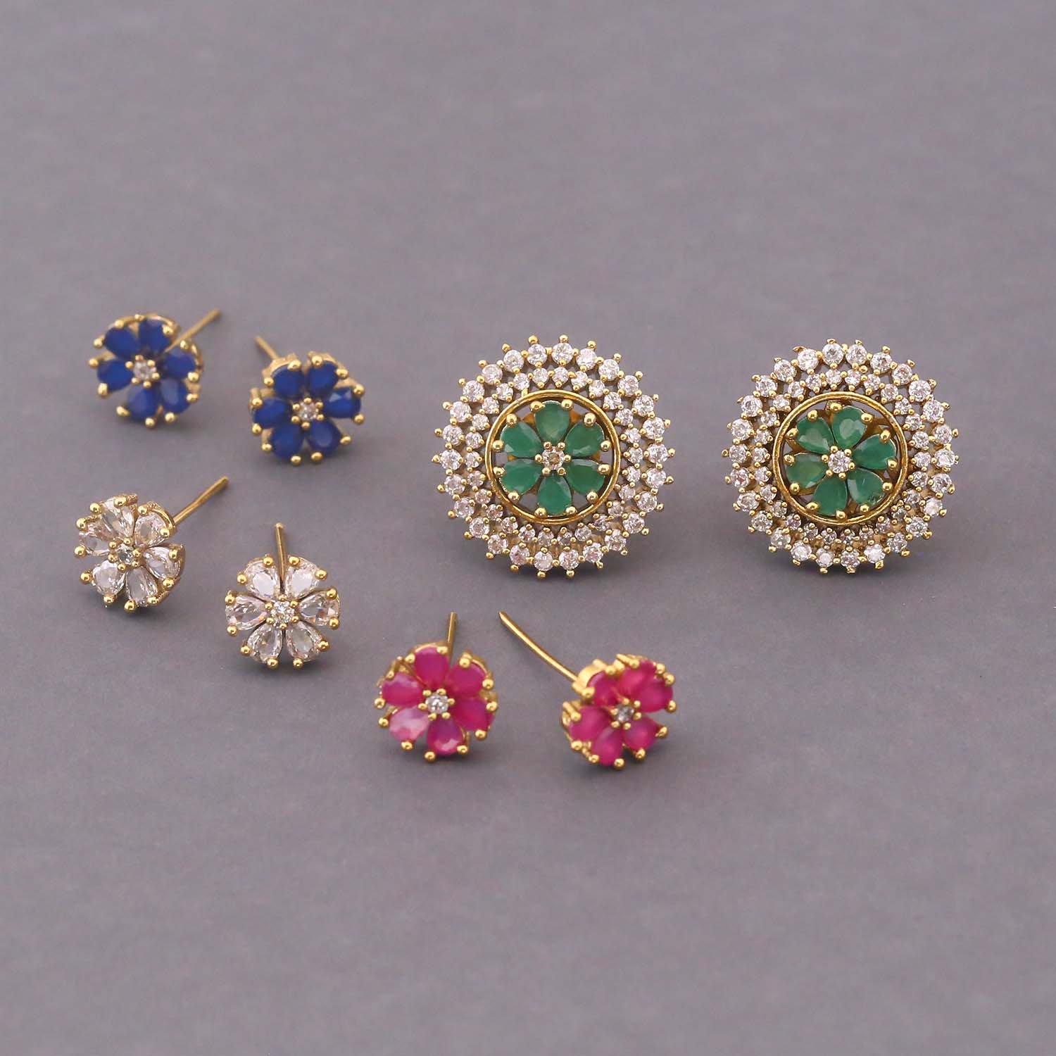 Multicolor Shille Victorian Changeable Studs - Image 5